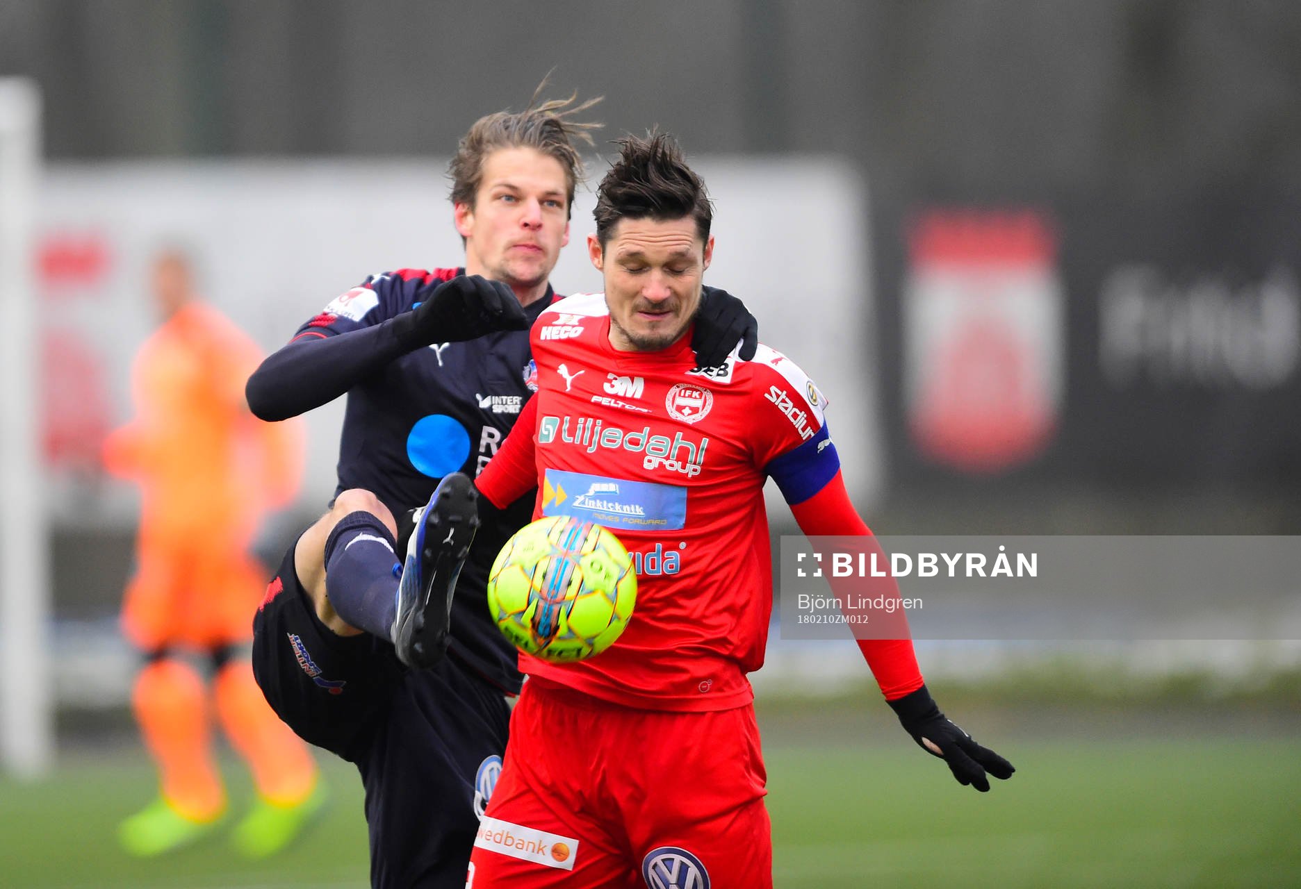 Helsingborgs Fredrik Liverstam mot Pär Cederqvist