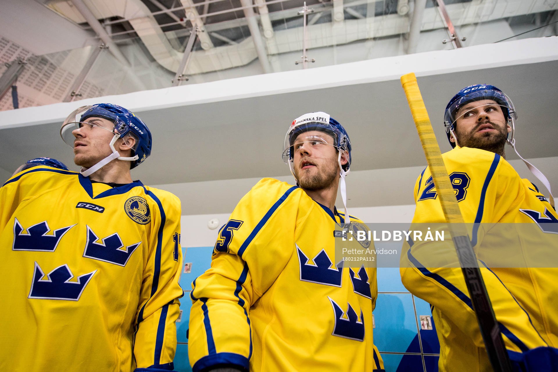 Simon Bertilsson and Dick Axelsson of Sweden arrives the