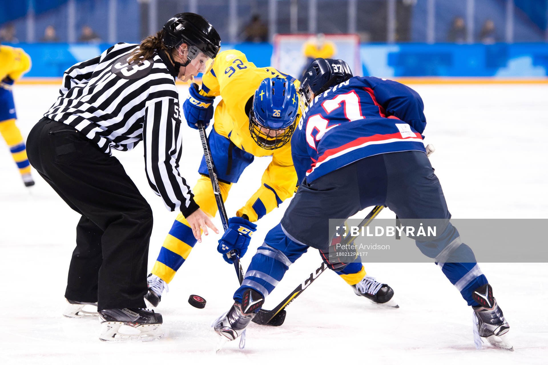 Hanna Olsson of Sweden and Randi Heesoo Gfriffin  of Korea