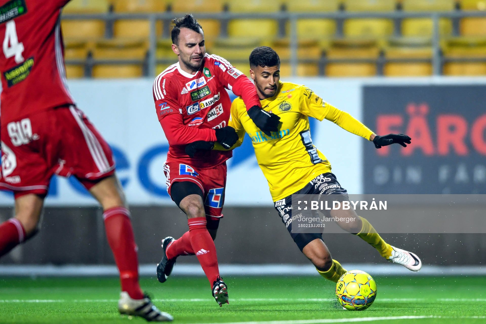Skövdes Albrim Demalijaj och Elfsborgs Rami Kaib