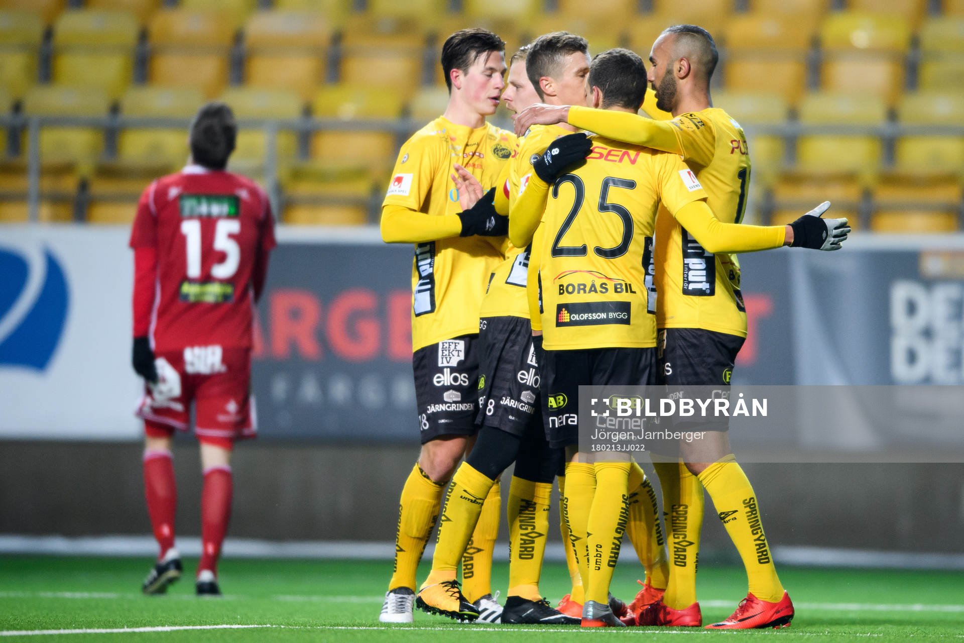 Elfsborgs spelare jublar