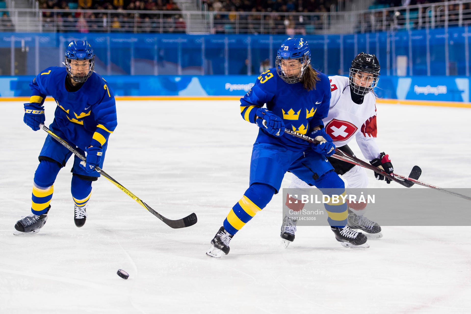 Johanna Olofsson of Sweden, Rebecca Stenberg of Swedenand