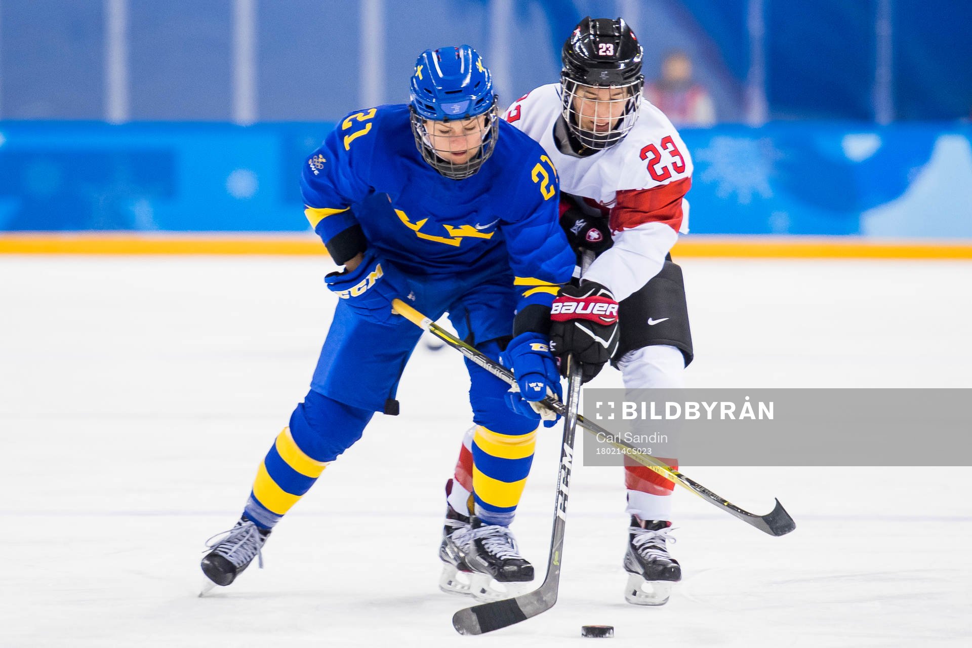 Erica Udén Johansson of Swedenand Nicole Bullo of