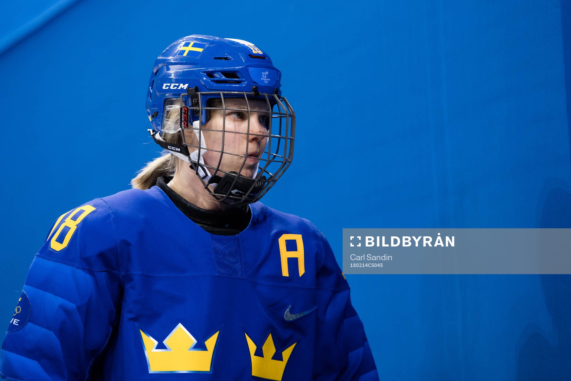 Anna Borgqvist of Sweden looks dejected