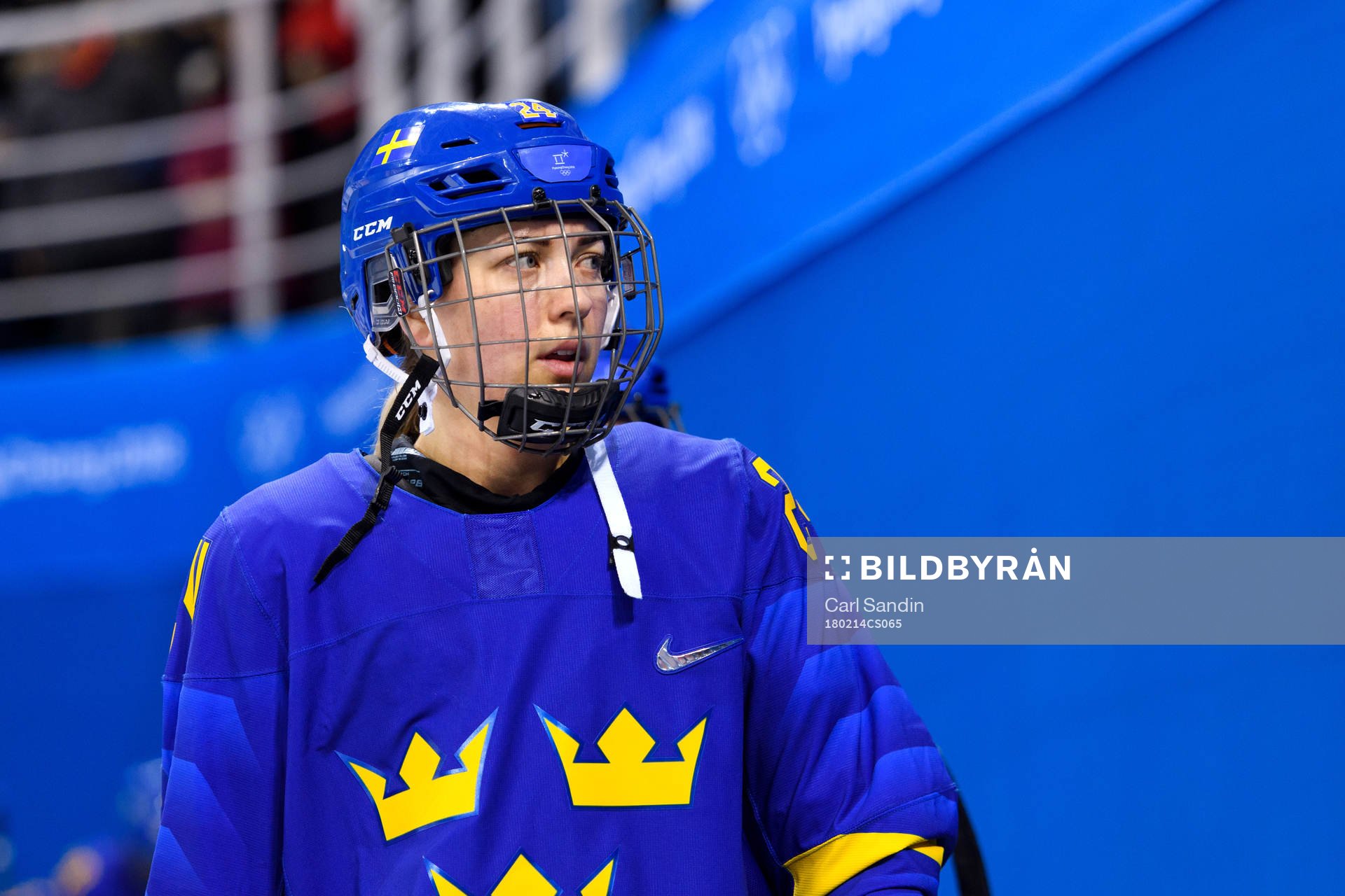 Erika Grahm of Swedenlooks dejected