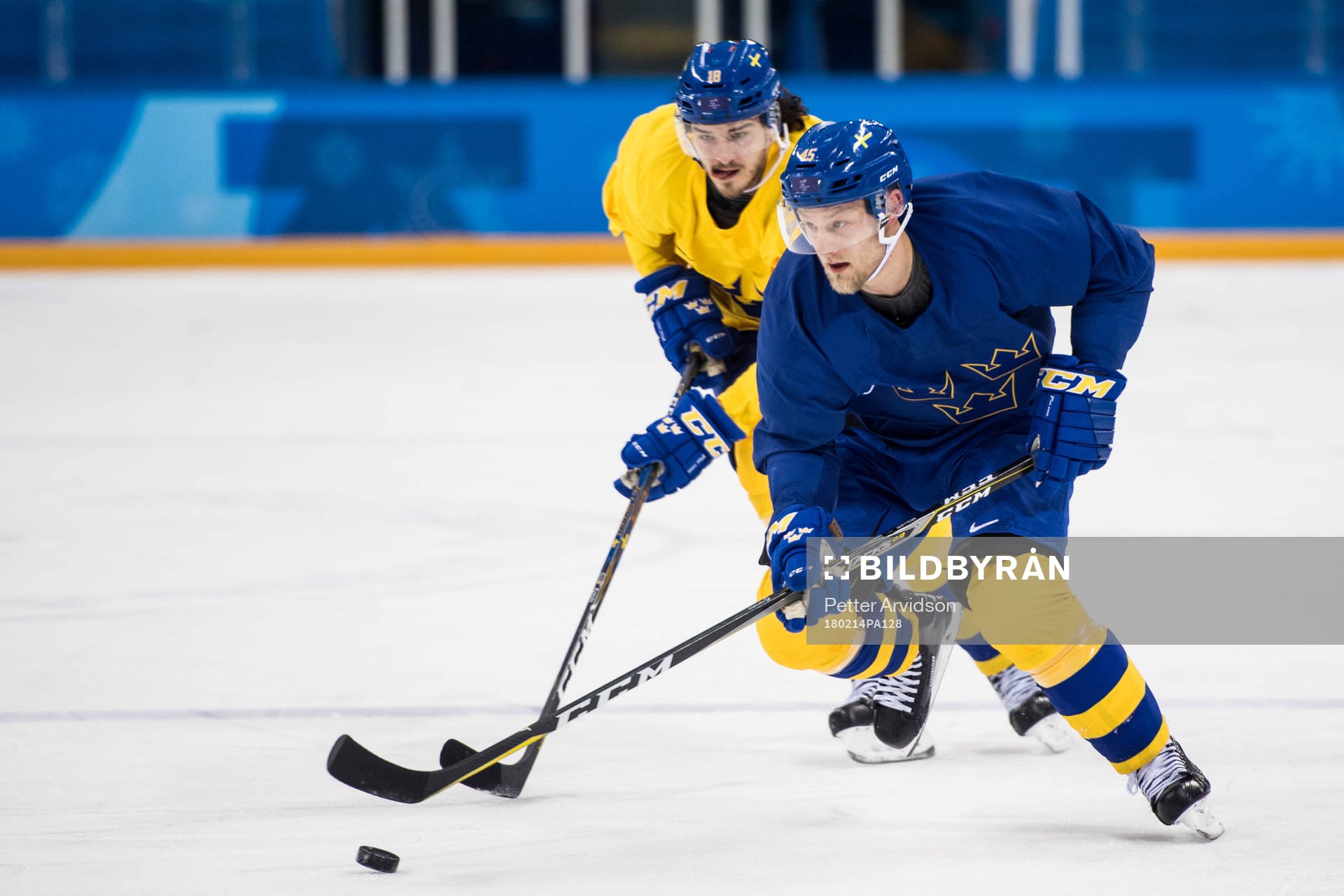 Oscar Möller of Sweden and Dennis Everberg of Sweden