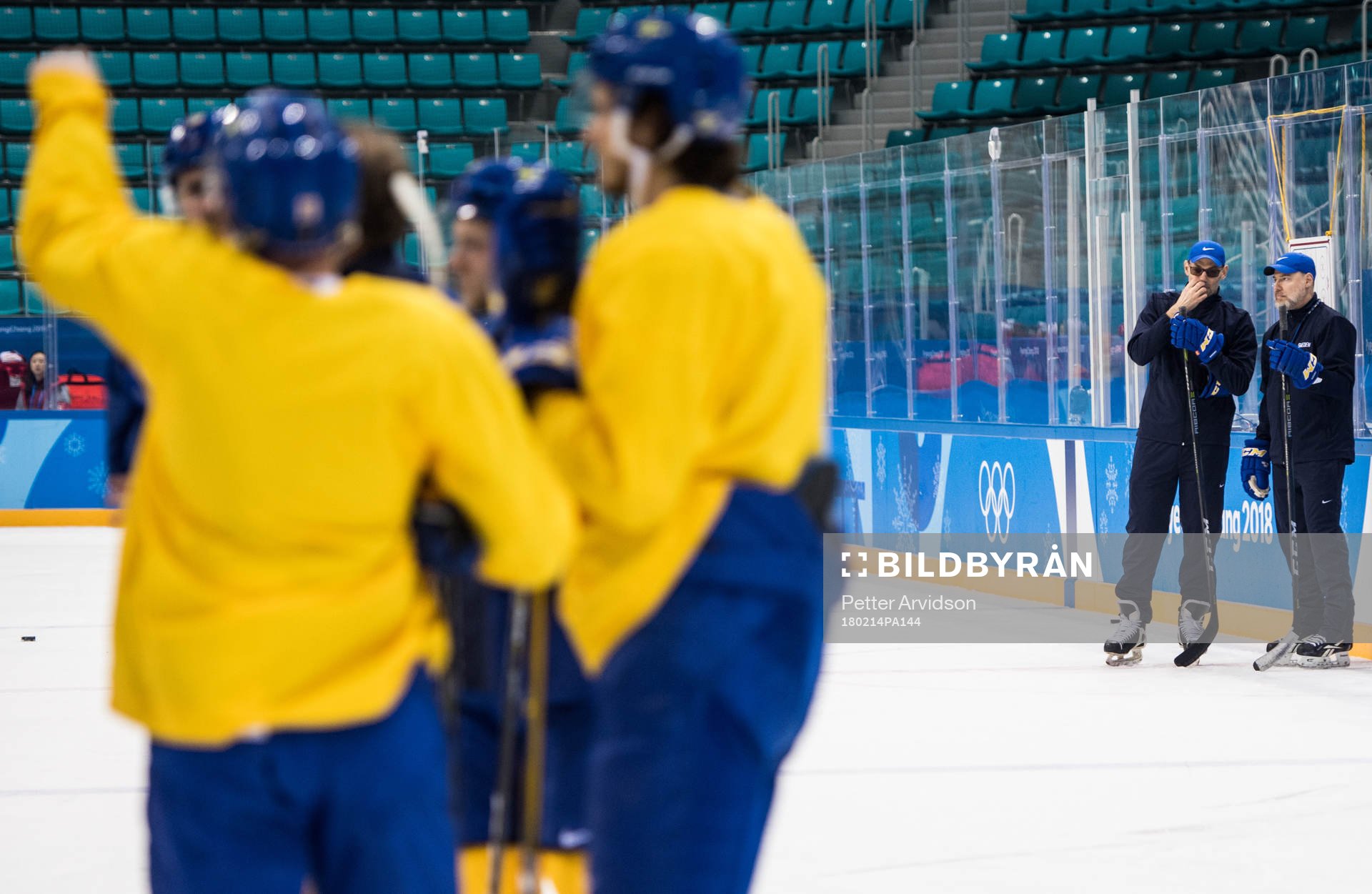 Peter Popovic, assistant coach of Sweden and Rikard