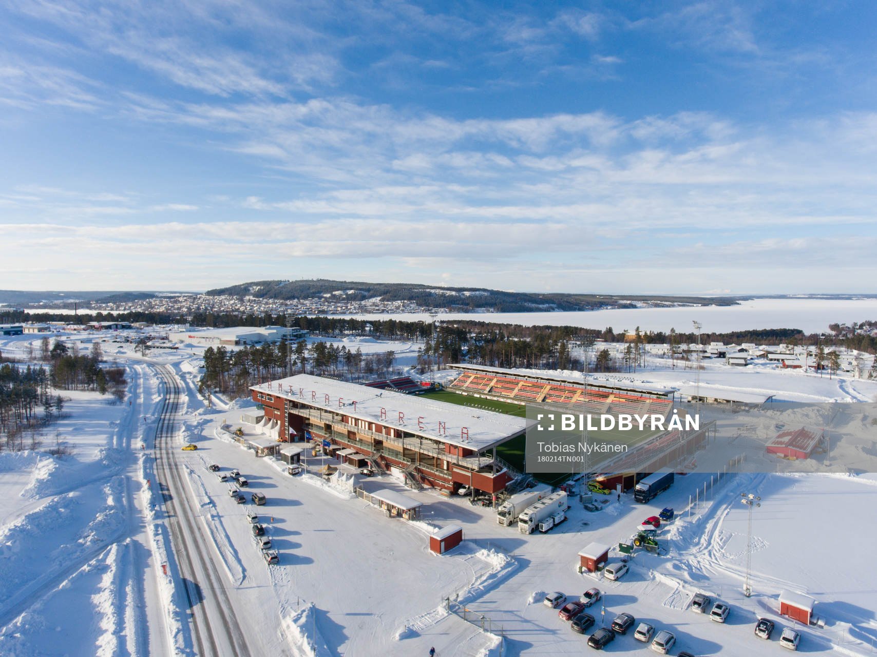vy över Jämtkraft Arena