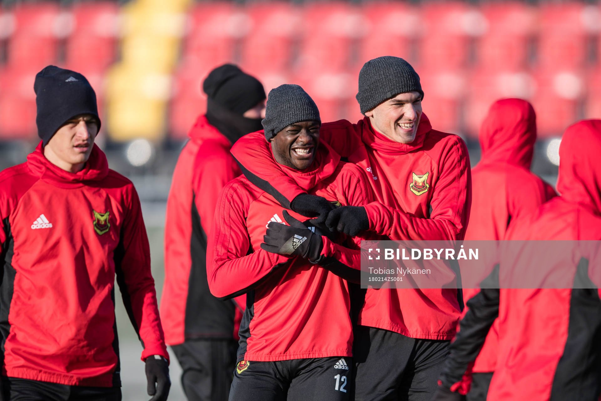 Östersunds Jamie Hopcutt, Ken Sema och Dino Islamovic