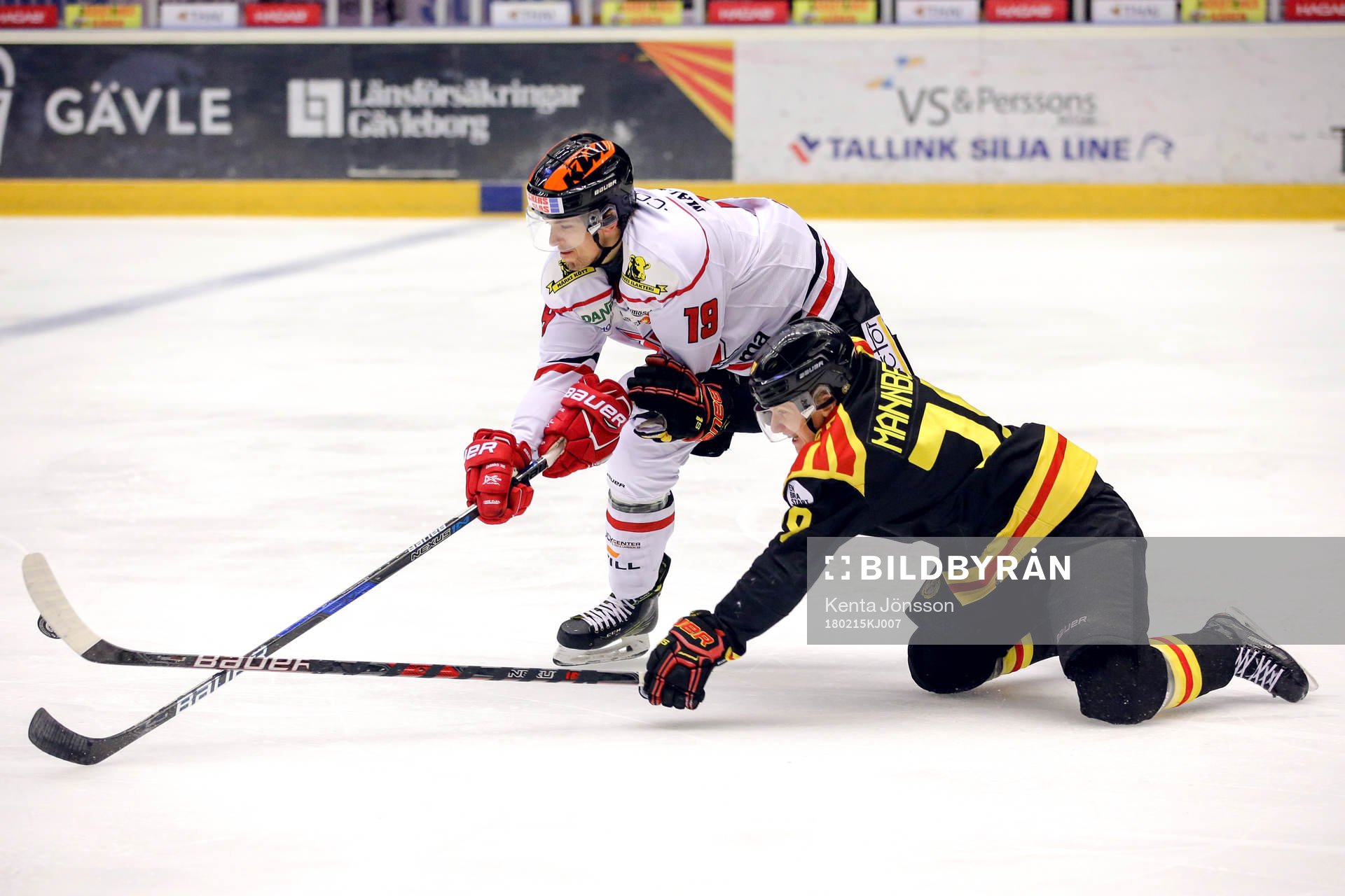 Örebros Jeremy Williams och Brynäs Daniel Mannberg