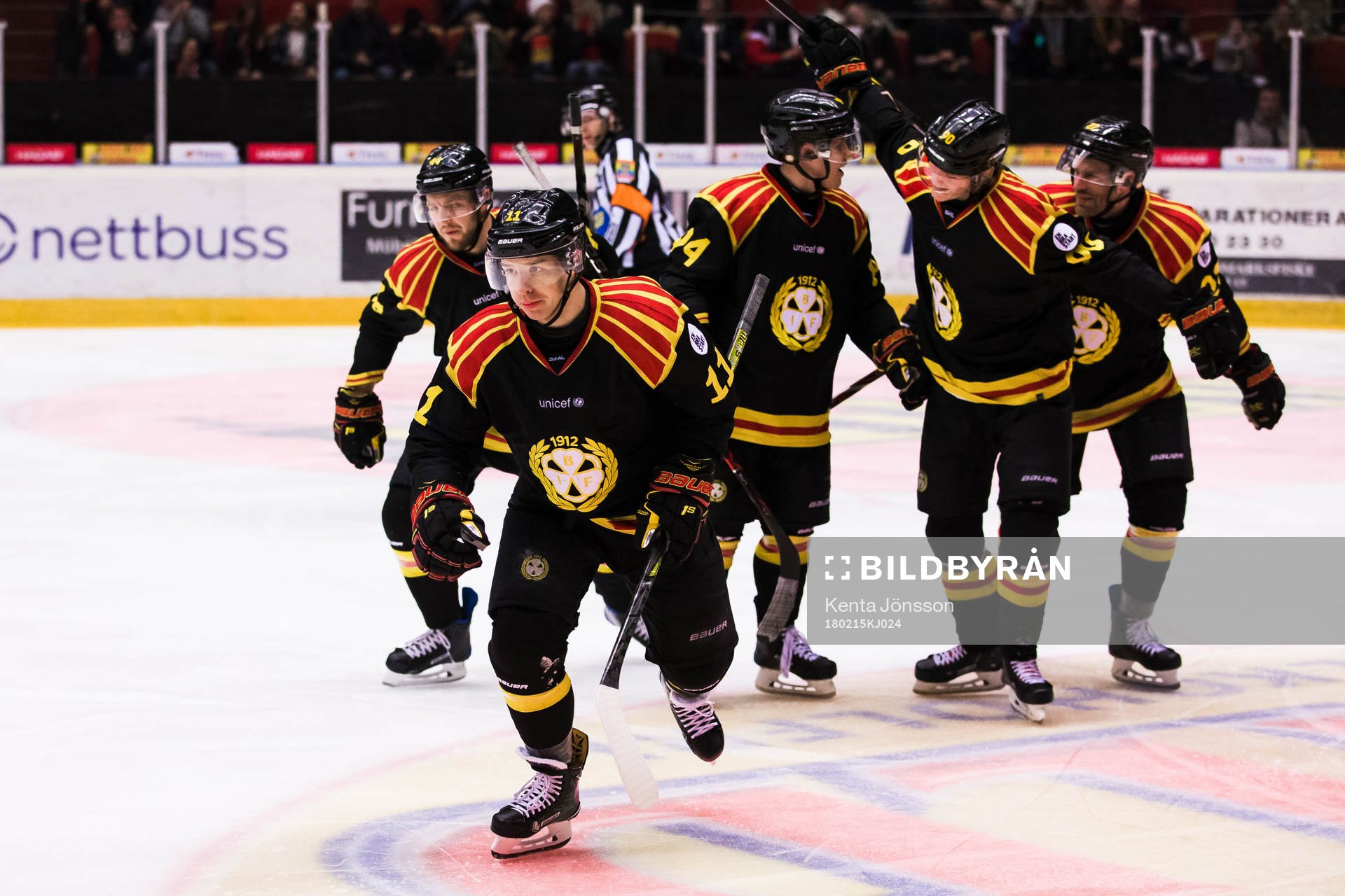 Brynäs Kevin Clark jublar
