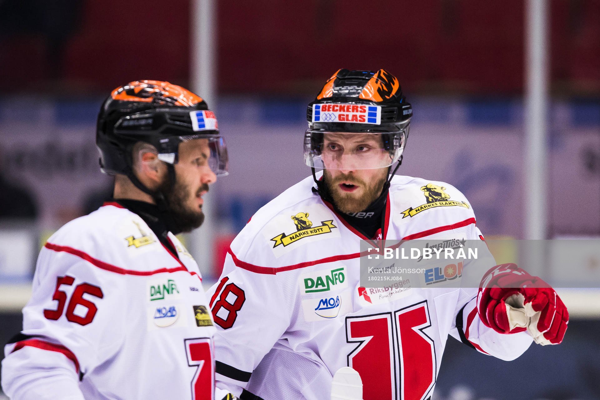 Örebros Joakim Andersson (h) och Johan Wiklander