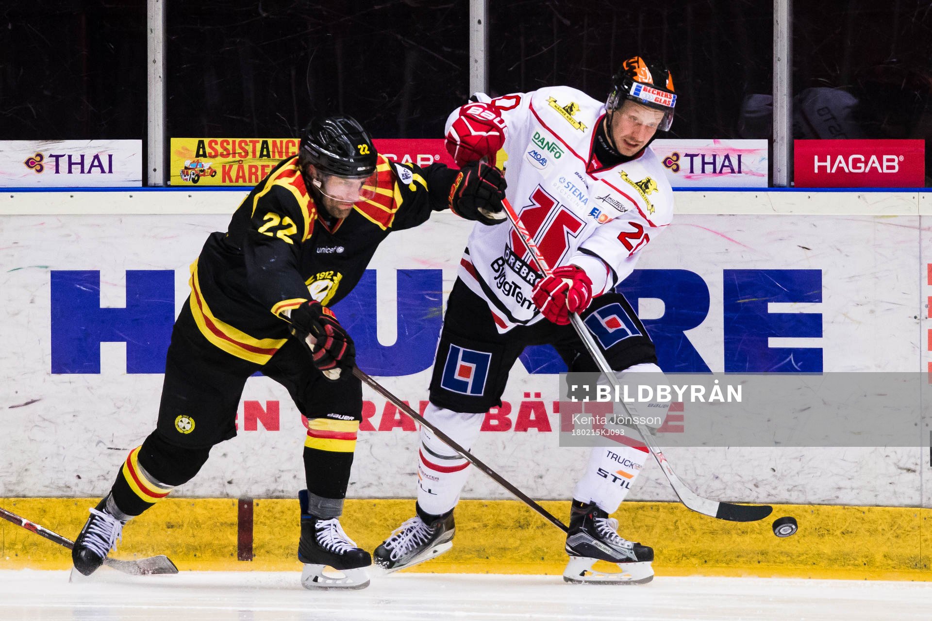 Örebros Marcus Weinstock och Brynäs Jörgen Sundqvist