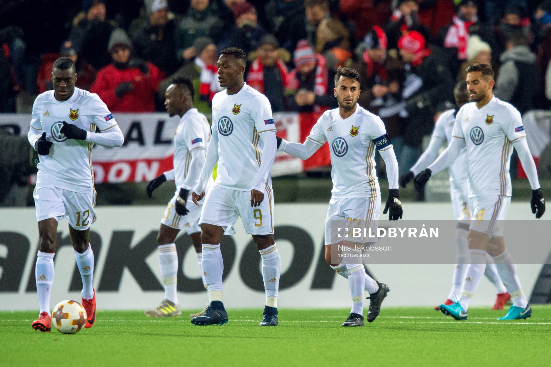 Östersunds Ken Sema, Alhaji GeroBrwa Nouri och Sotirios