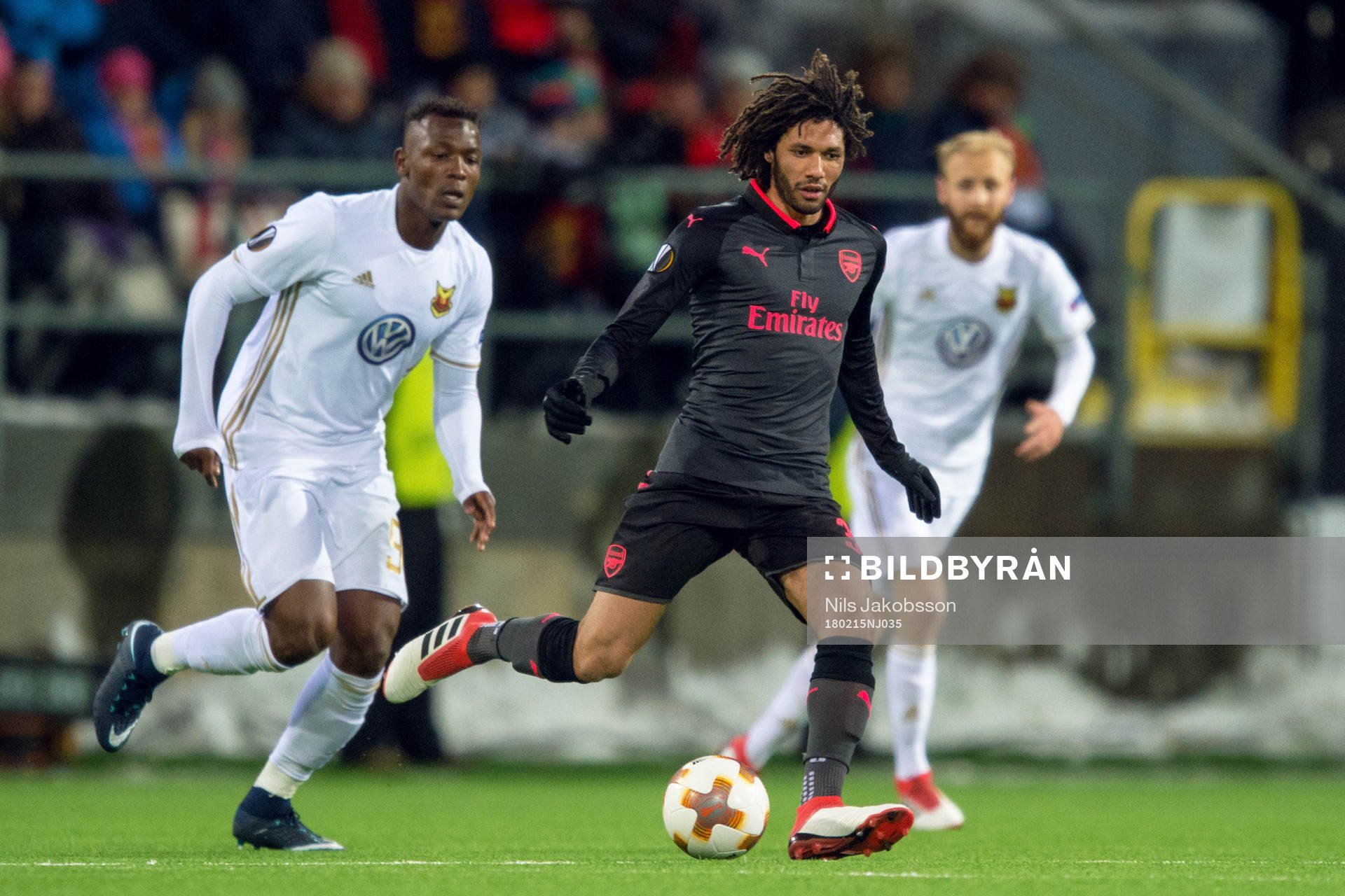 Östersunds Alhaji Gero och Arsenals Mohamed Elneny