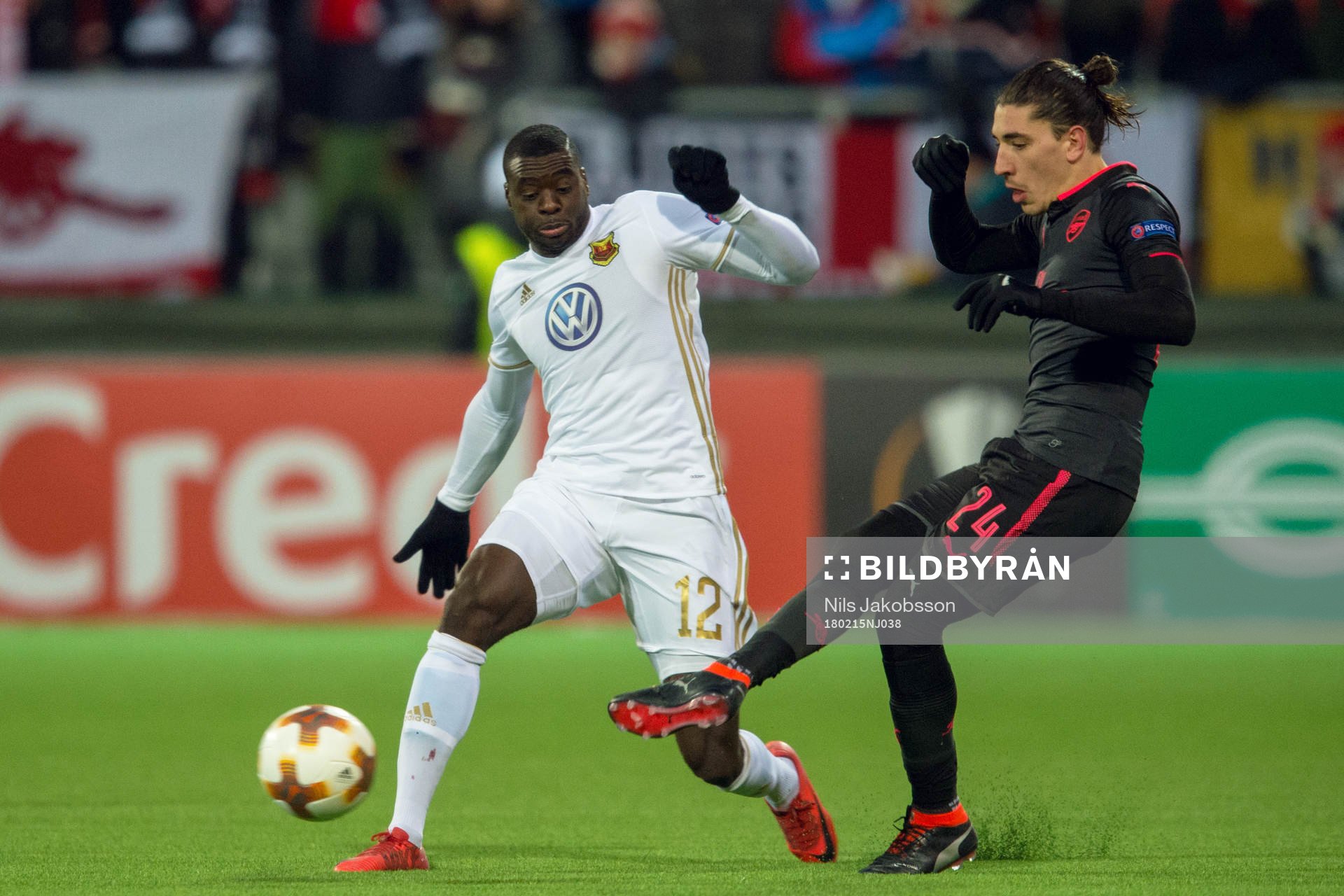 Östersunds Ken Sema och Arsenals Hector Bellerin