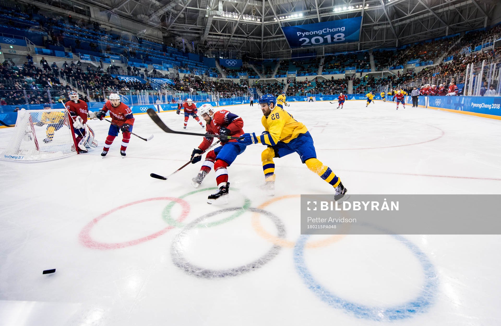 Jonas Holøs of Norway and Dick Axelsson of Sweden in the