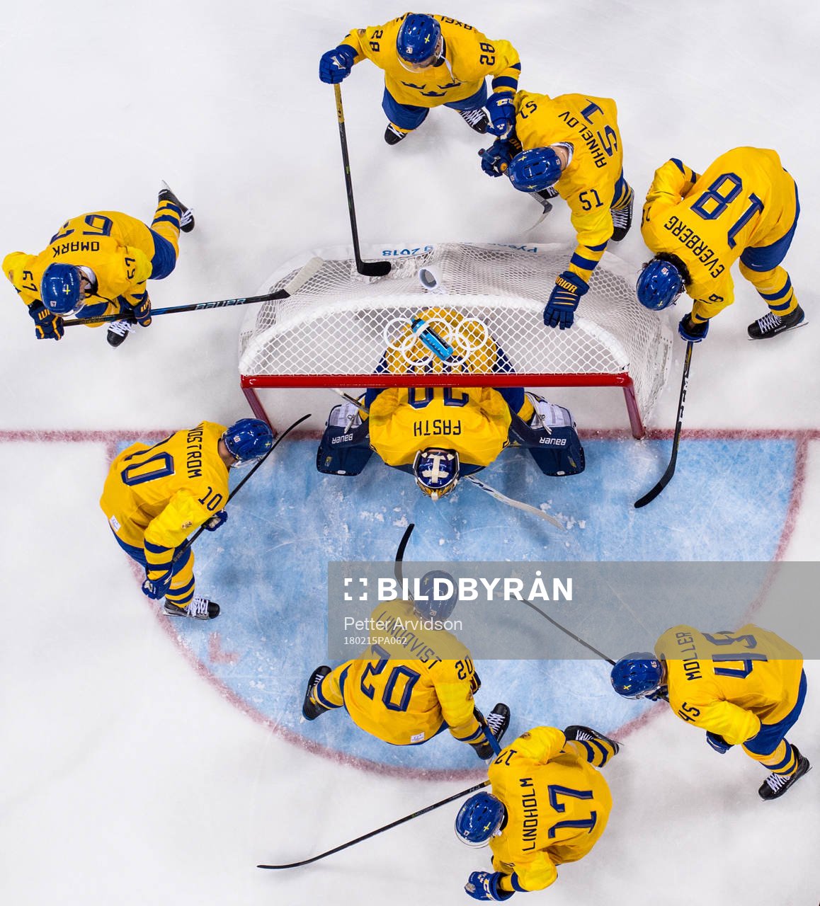 Players of Sweden gathers prior the Men's Ice Hockey