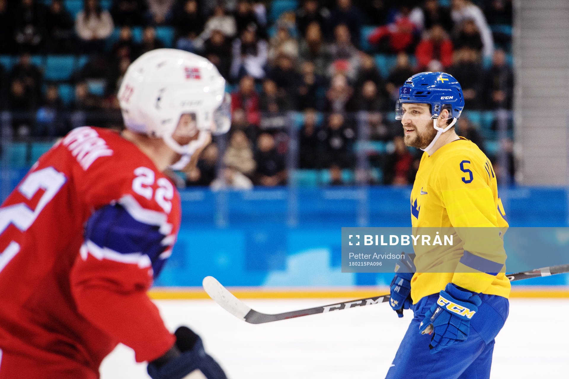Mikael Wikstrand of Sweden celebrates scoring 0-4 in the