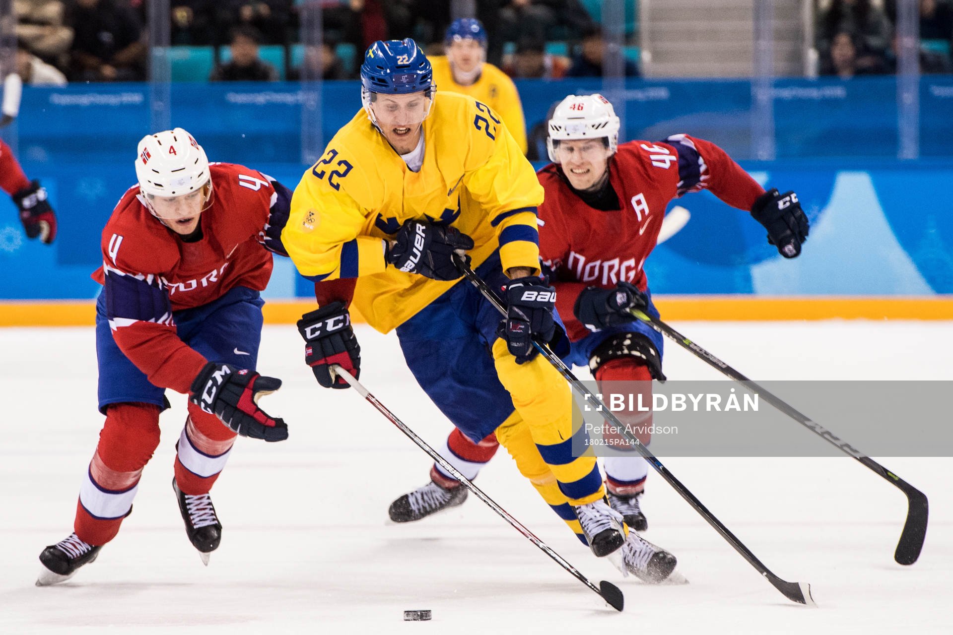 Alexander Bergström of Sweden in action with Johannes