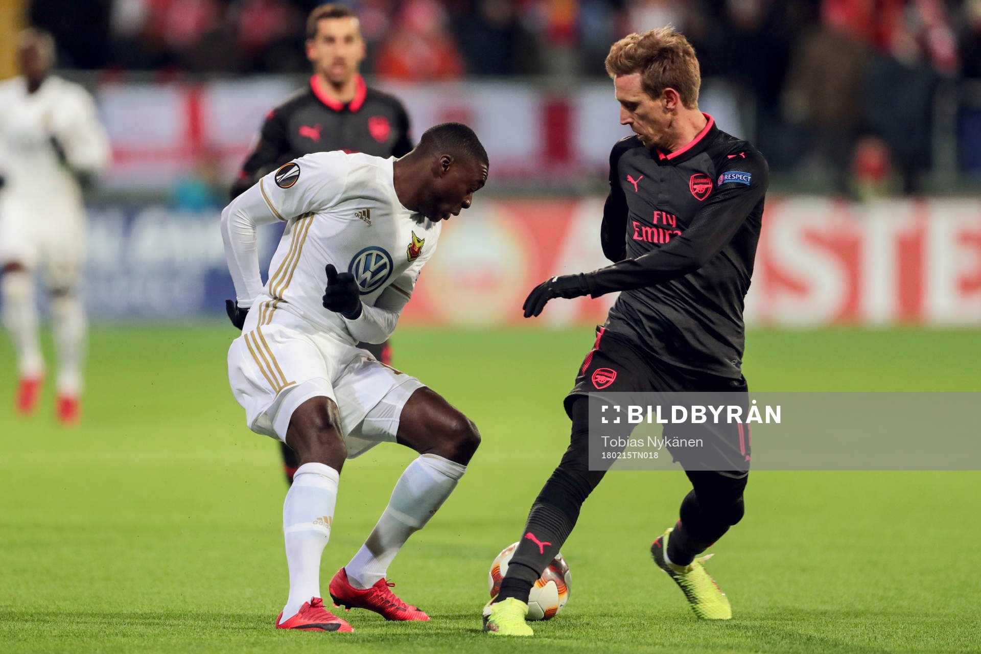 Östersunds Ken Sema och Arsenals Nacho Monreal