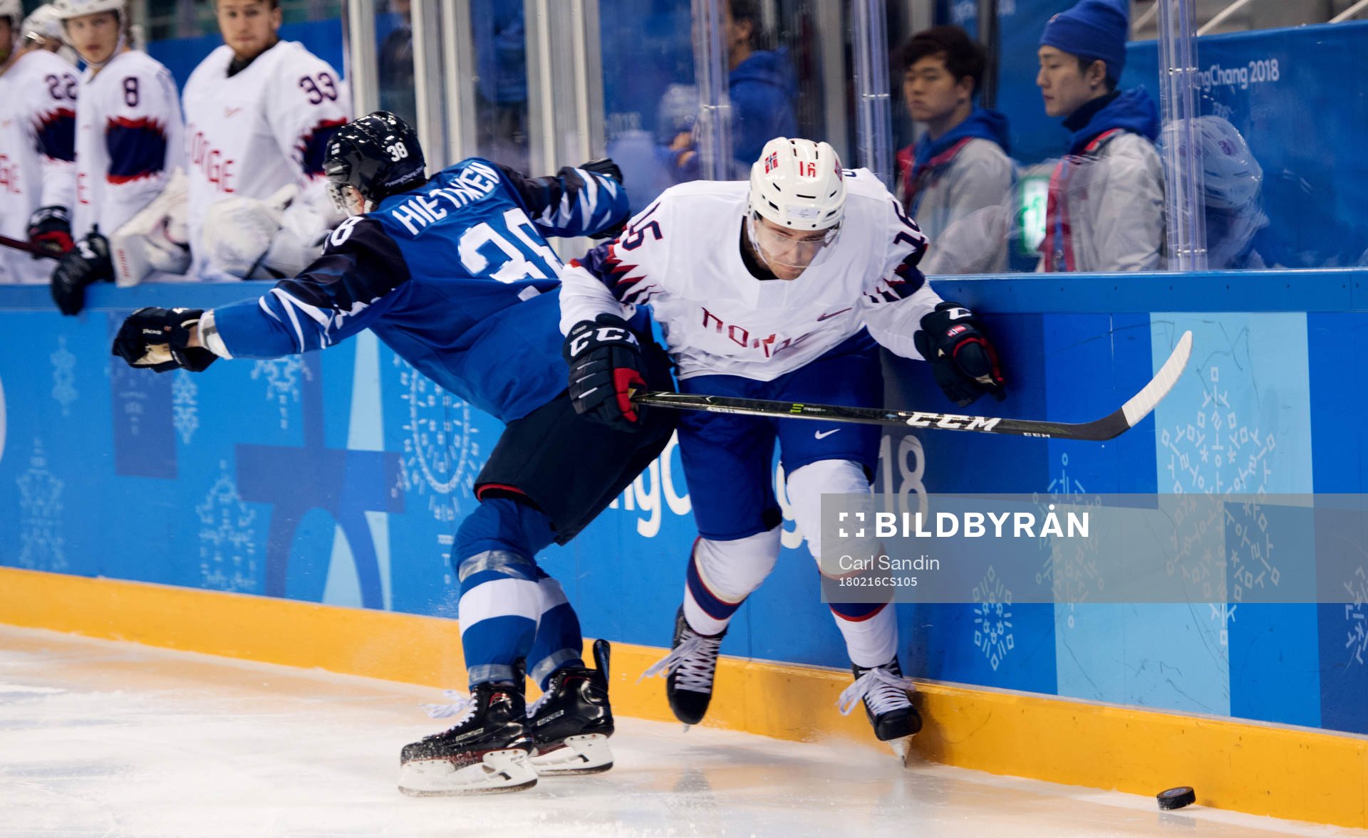 Juuso Hietanen of Finland and Eirik Salsten of Norway