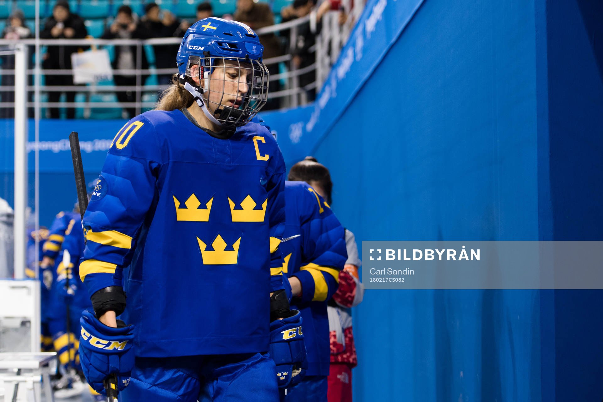 Emilia Ramboldt of Sweden looks dejected