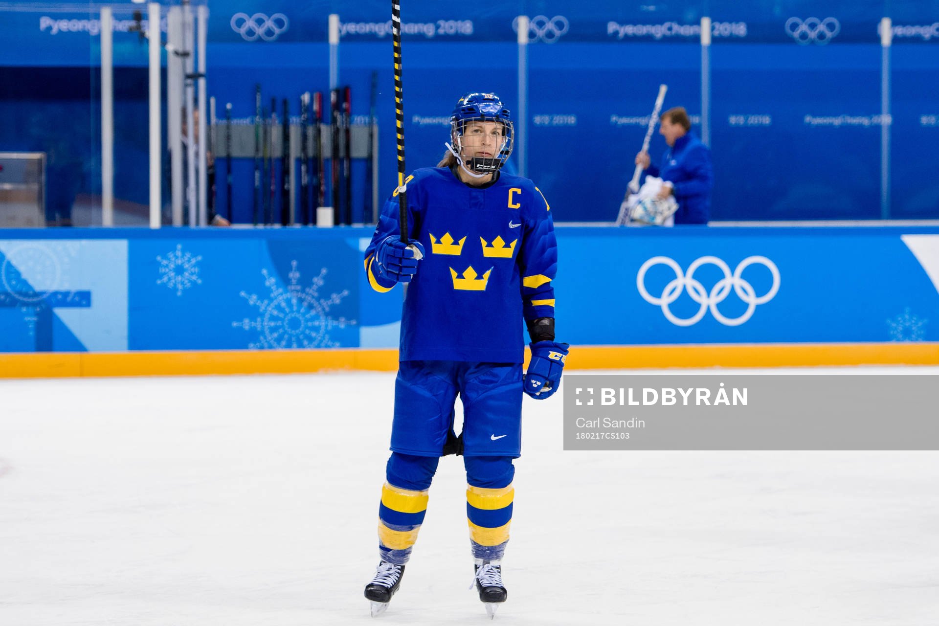 Emilia Ramboldt of Sweden looks dejected