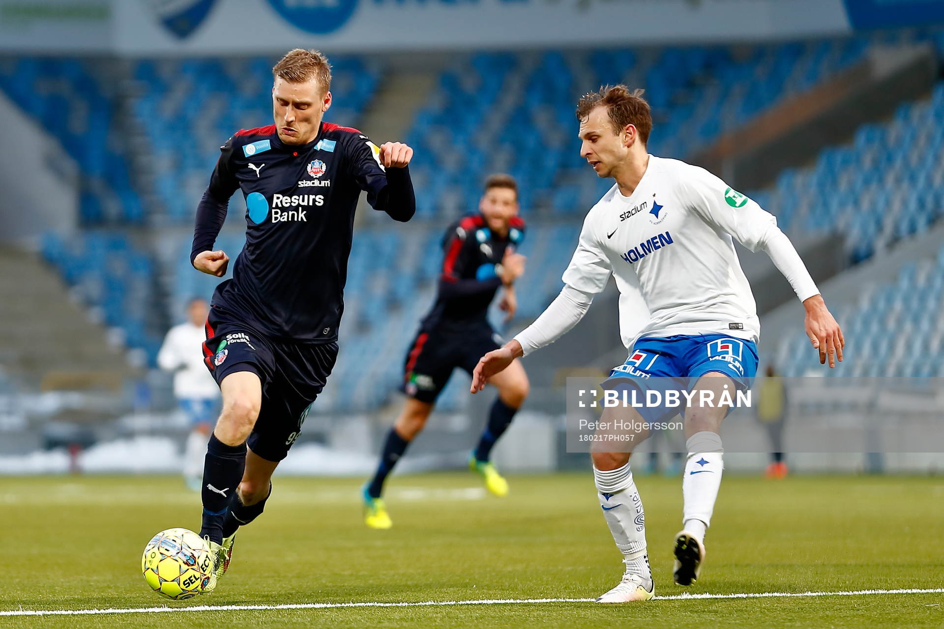 Helsingborgs Andri Rúnar Bjarnason och Norrköpings Lars