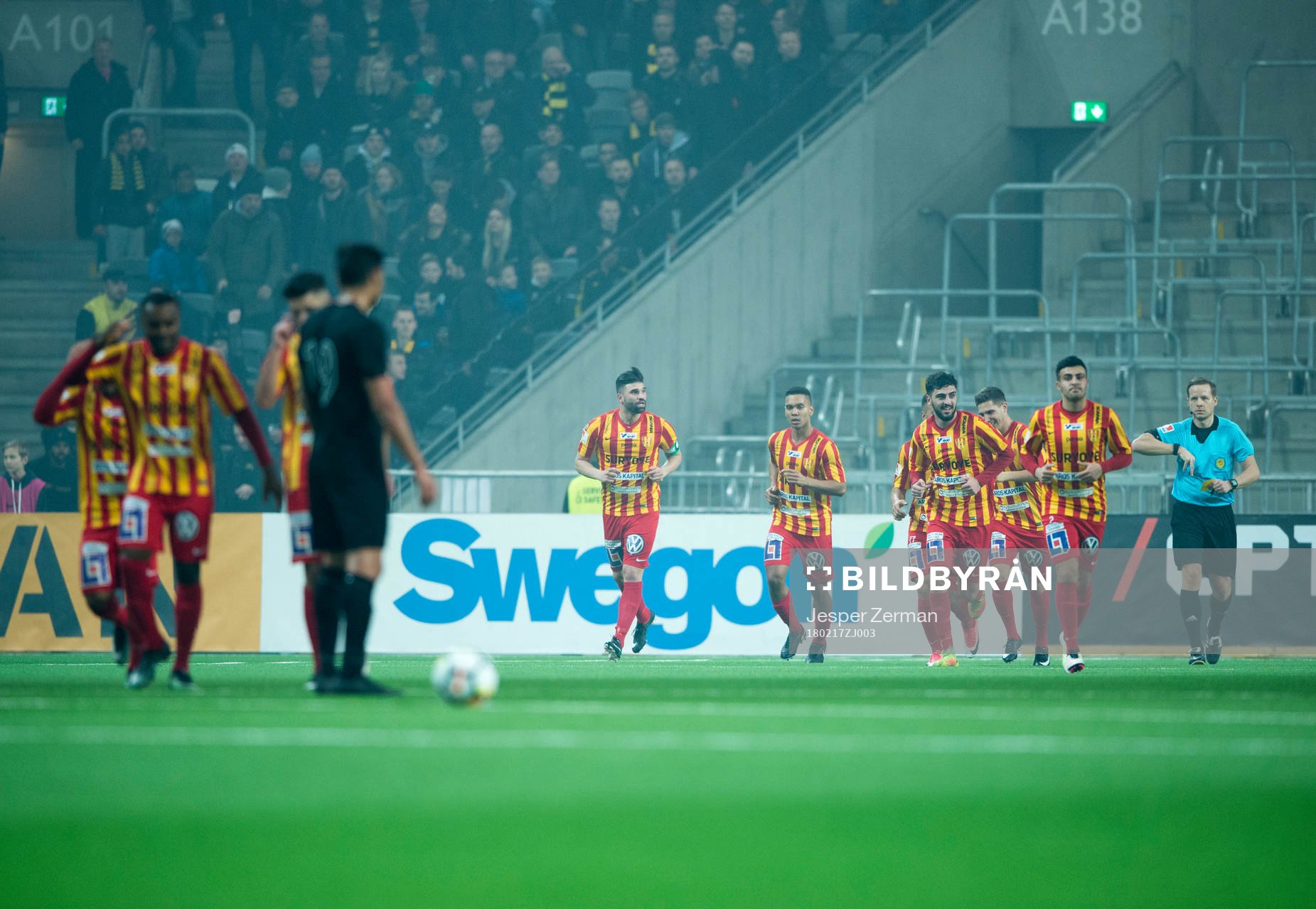 Syrianskas spelare jublar