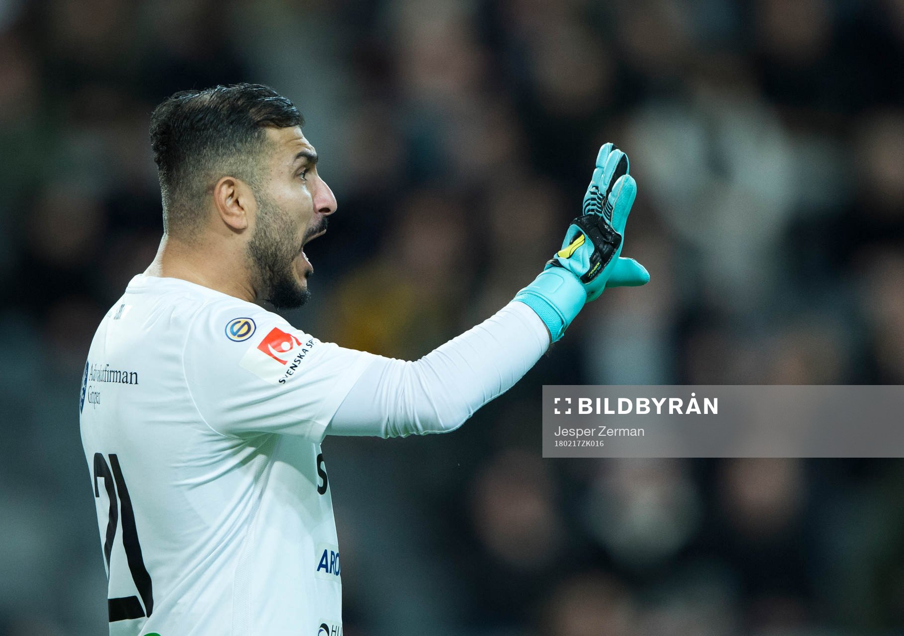 Syrianskas målvakt Abdulmasih Keriakes