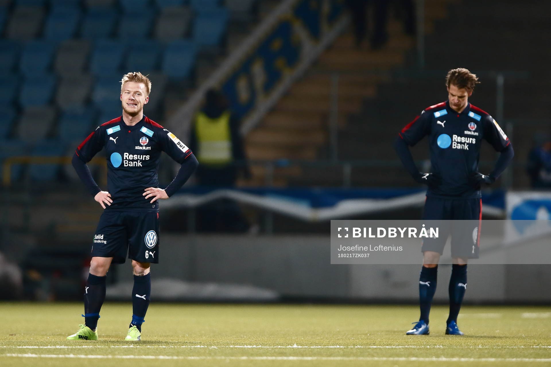 Helsingborgs Andreas Landgren deppar