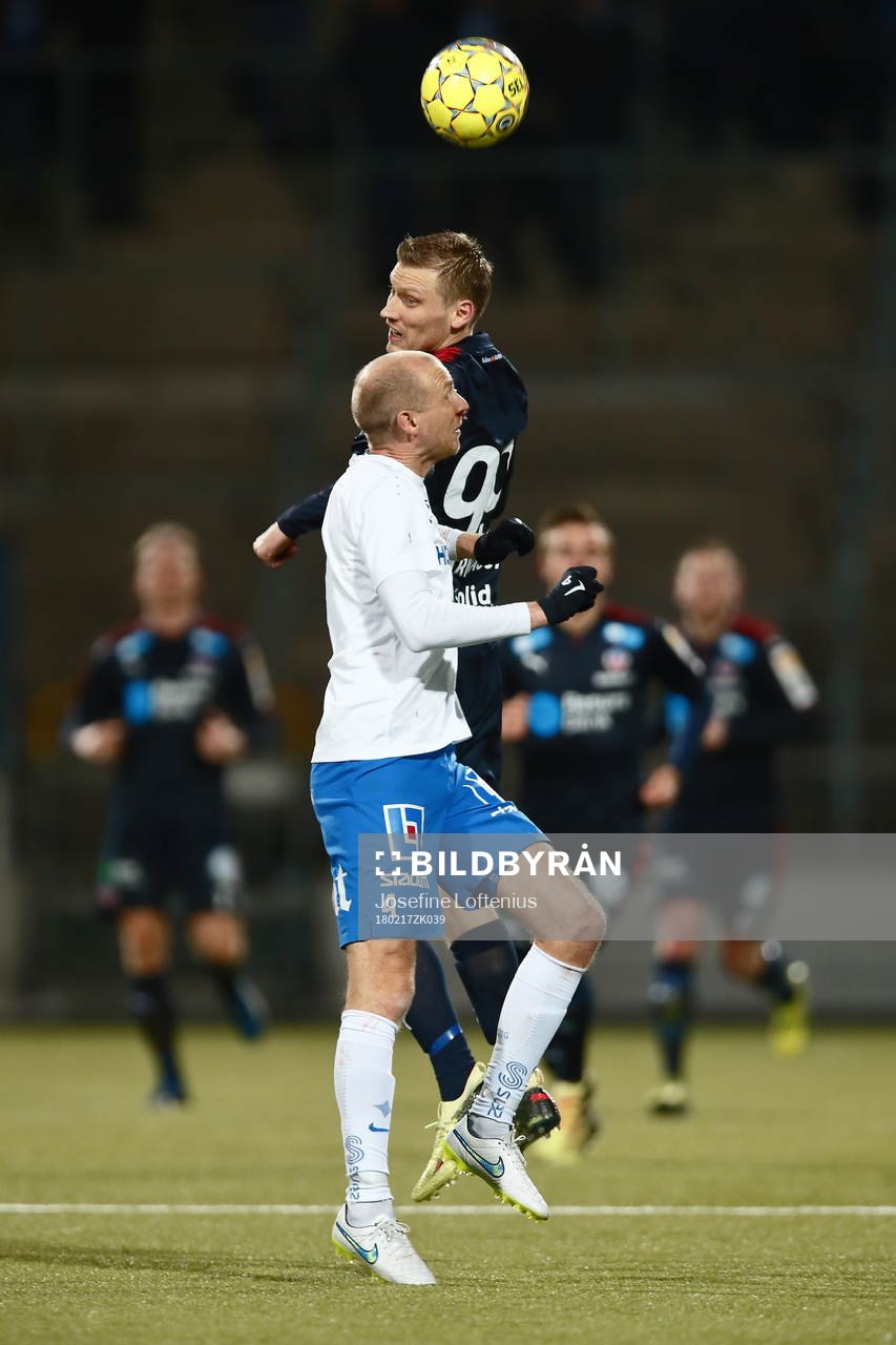 Norrköpings Andreas Johansson och Helsingborgs Andri