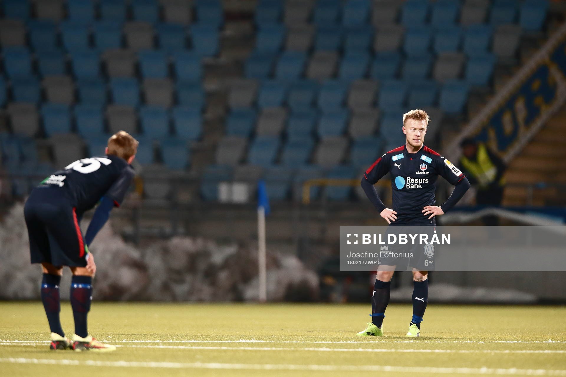 Helsingborgs Andreas Landgren deppar