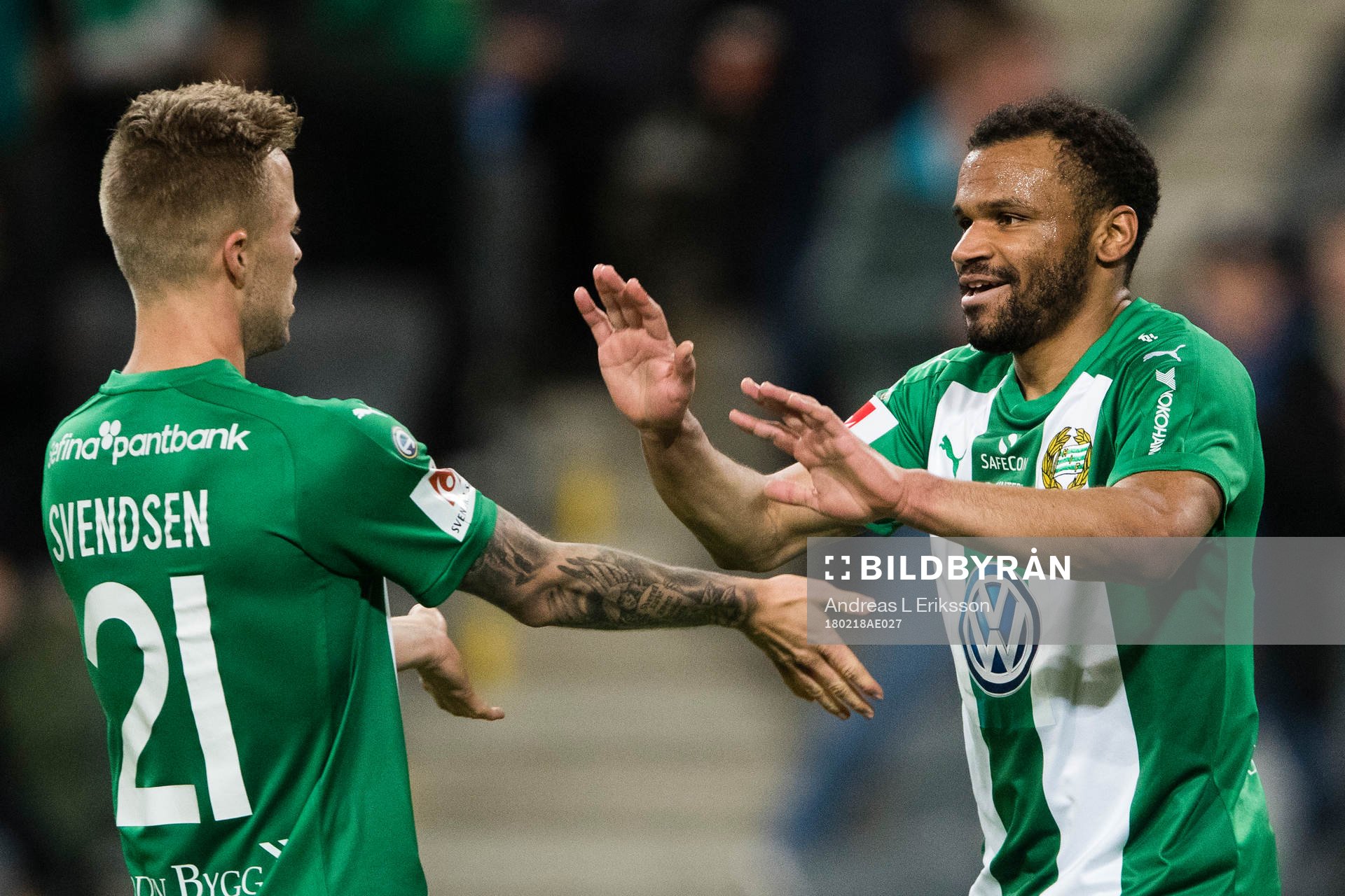 Hammarbys Sander Svendsen jublar