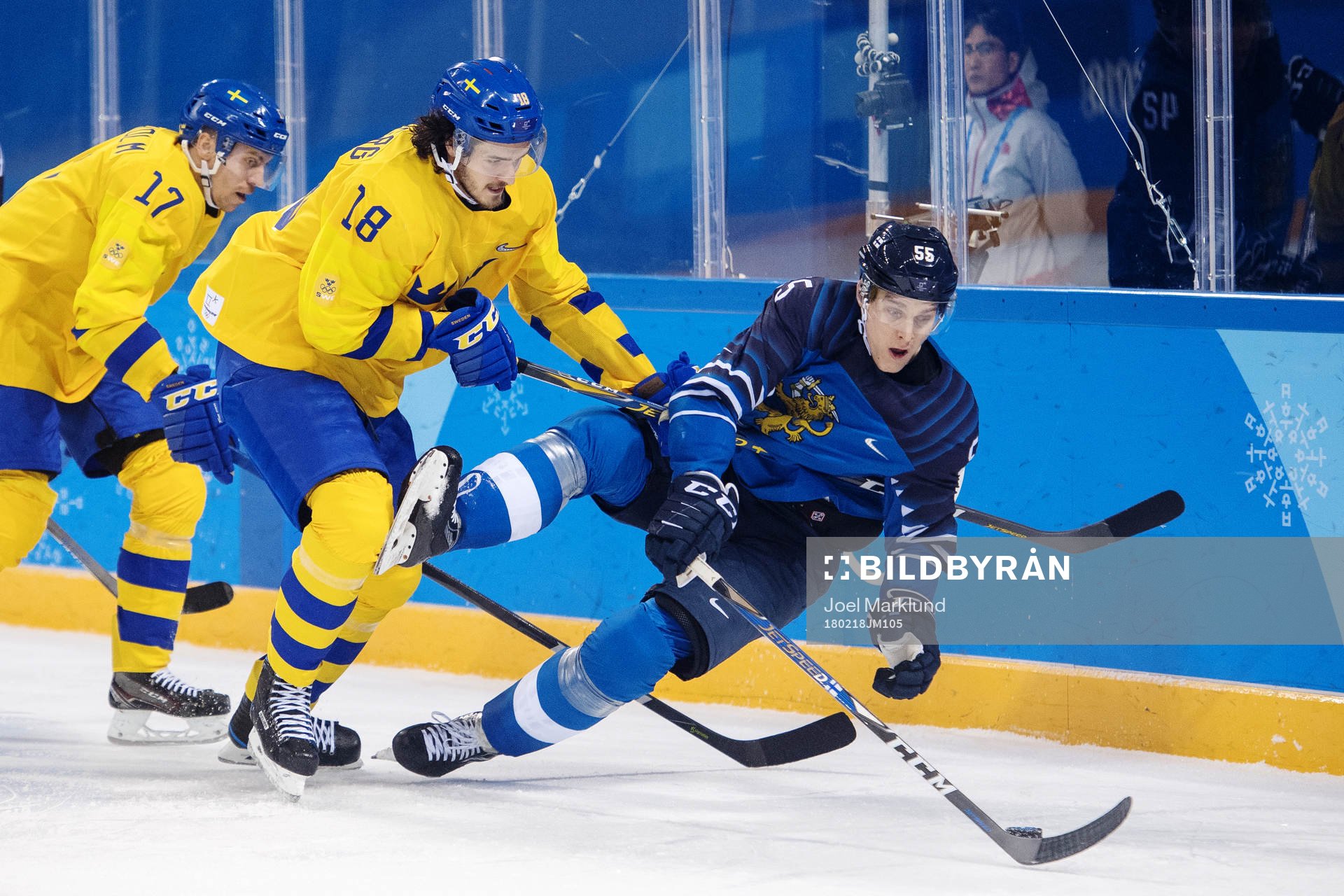 Pär Lindholm of Sweden and Dennis Everberg of Sweden in a