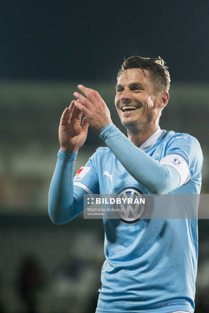 Malmö FFs Markus Rosenberg jublar