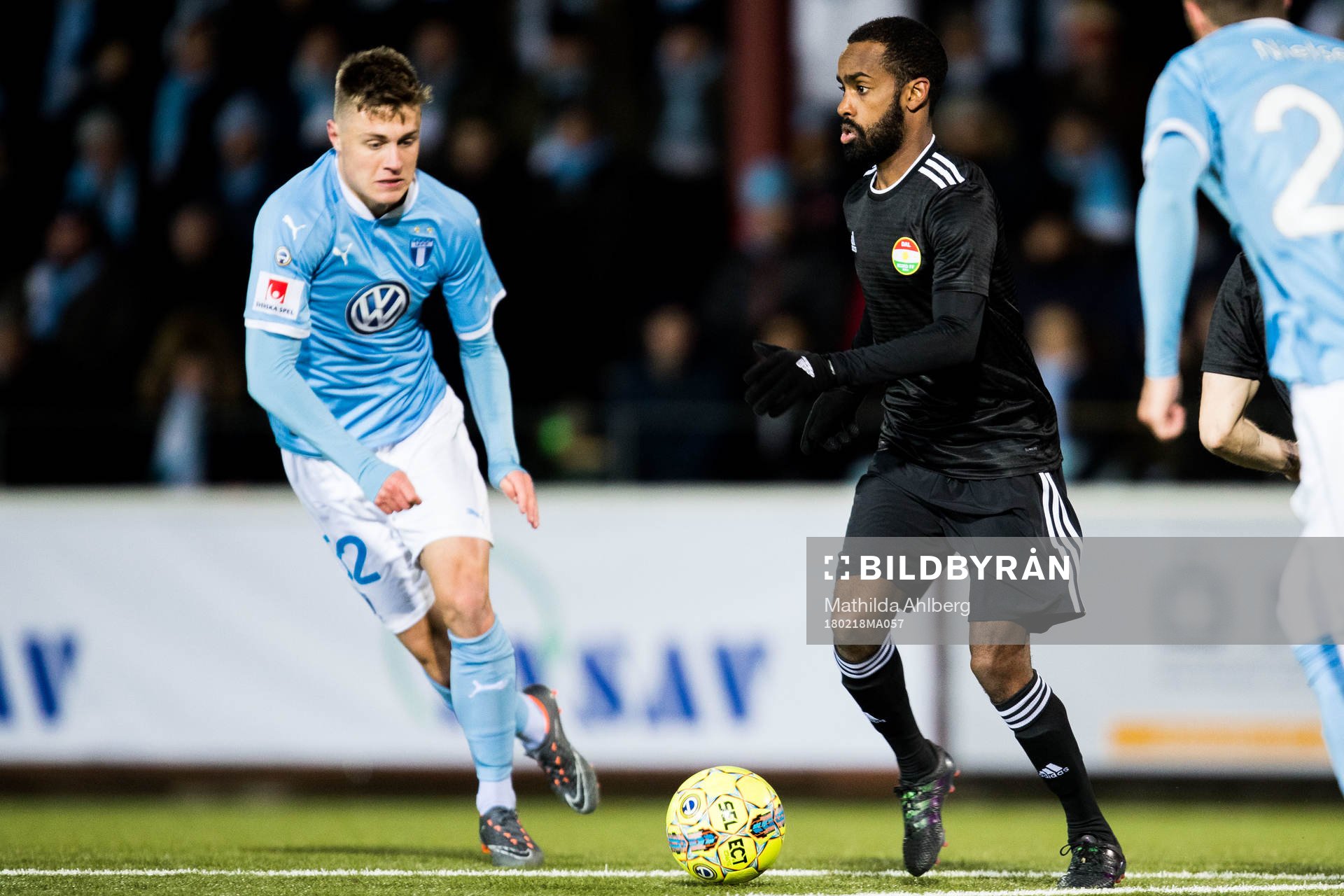Malmö FFs Mattias Svanberg och Dalkurds Ammar Ahmed