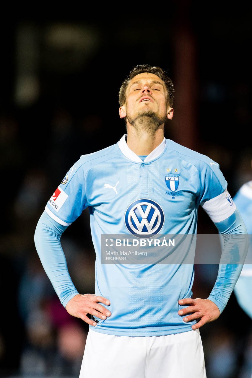 Malmö FFs Markus Rosenberg deppar