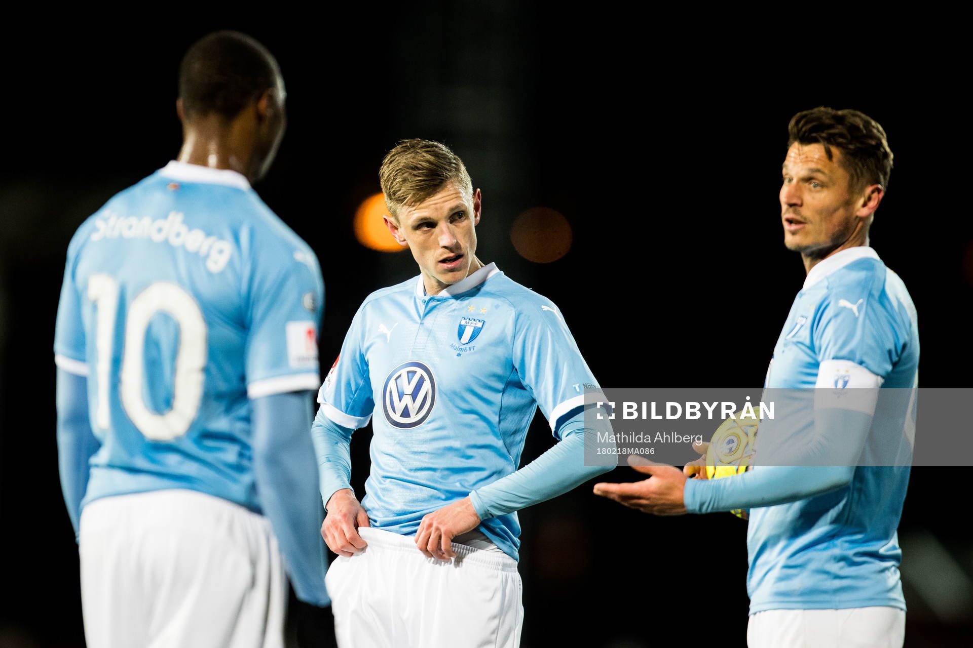 Malmö FFs Sören Rieks och Markus Rosenberg