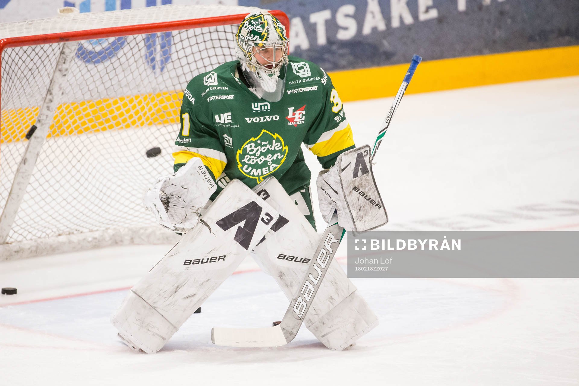 Björklövens målvakt Oscar Masiello