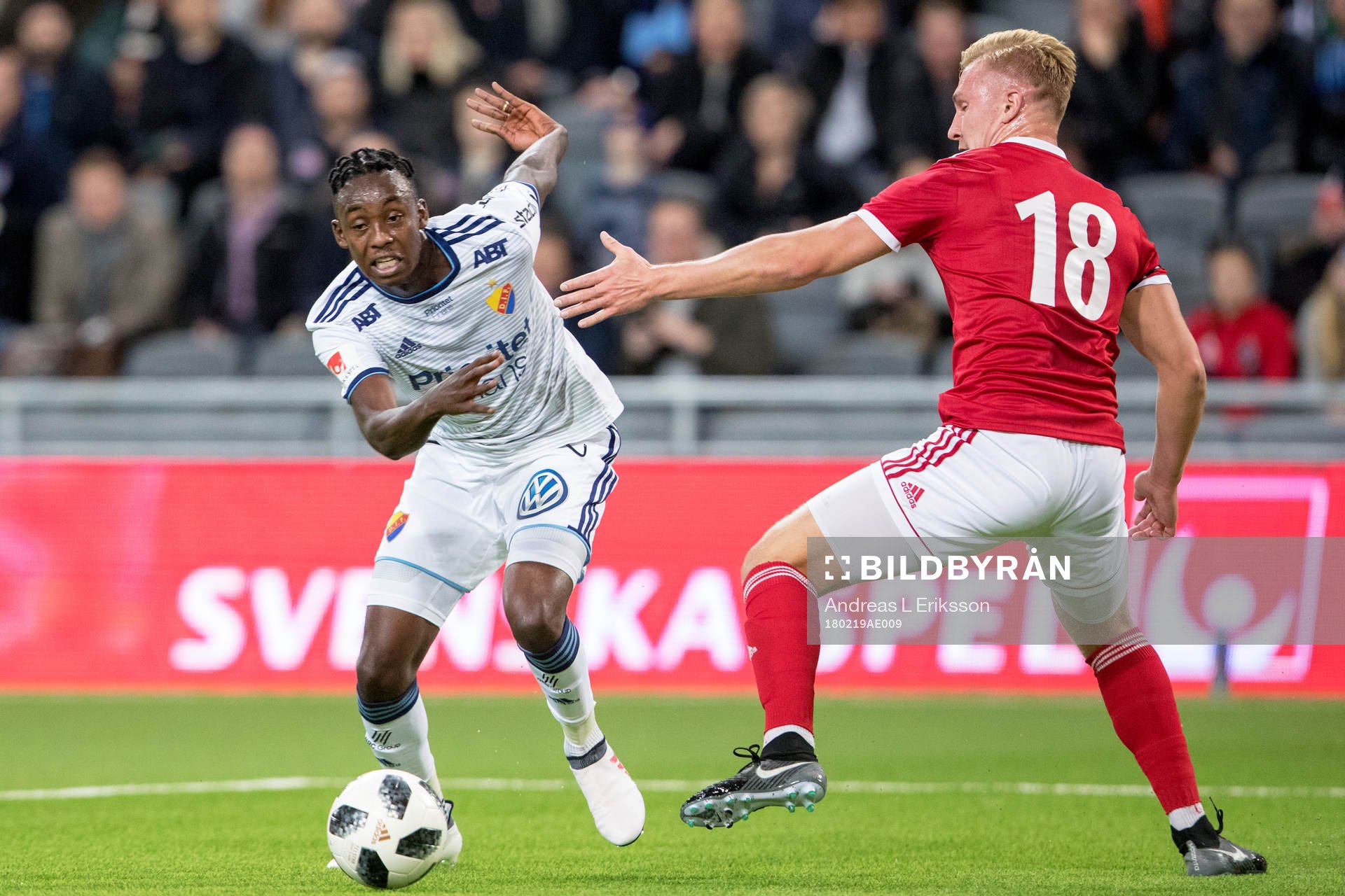 Djurgårdens Philana Tinotenda Kadewere och Degerfors