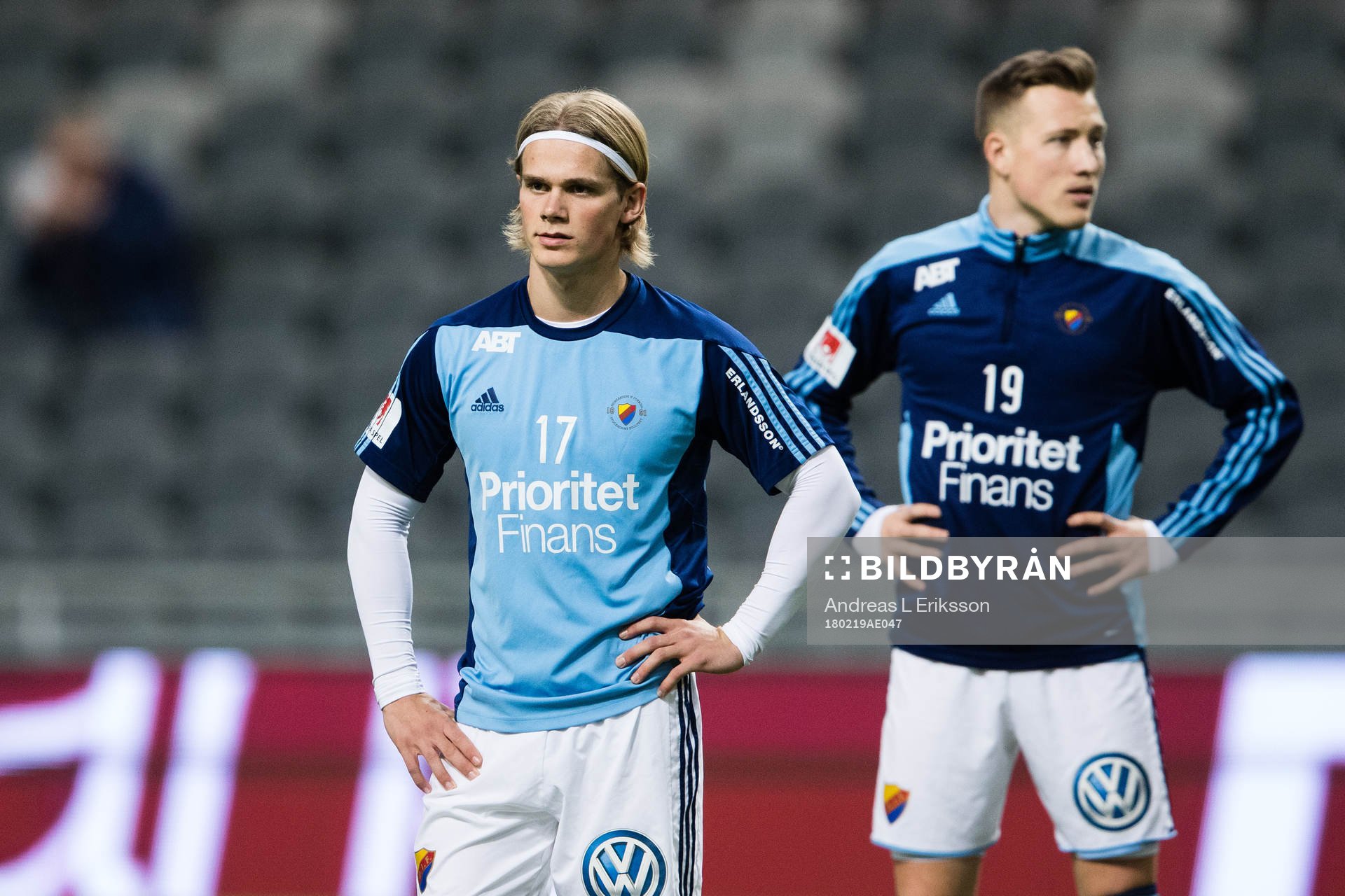 Djurgårdens Hampus Finndell  och Fredrik Ulvestad