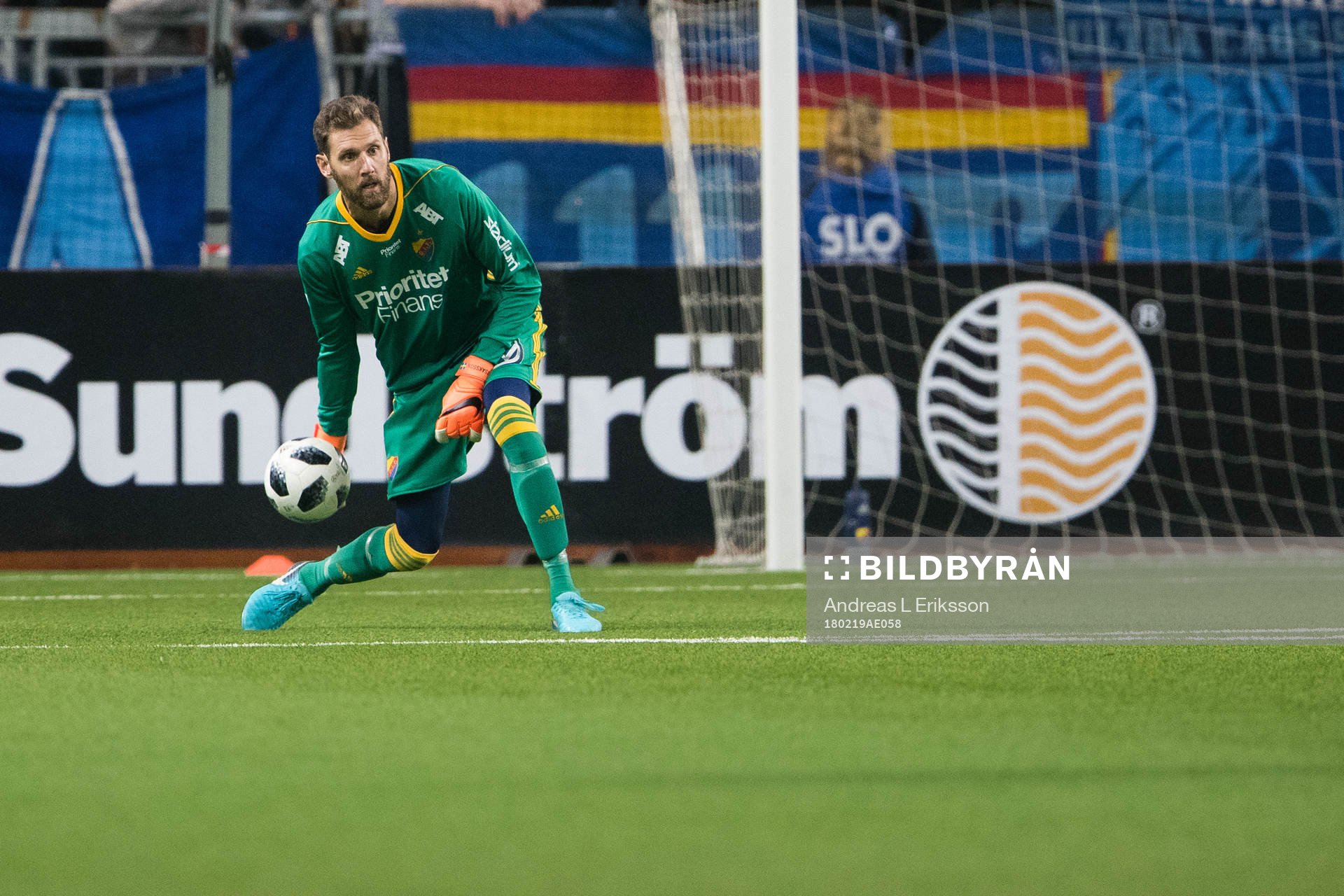 Djurgårdens målvakt Andreas Isaksson