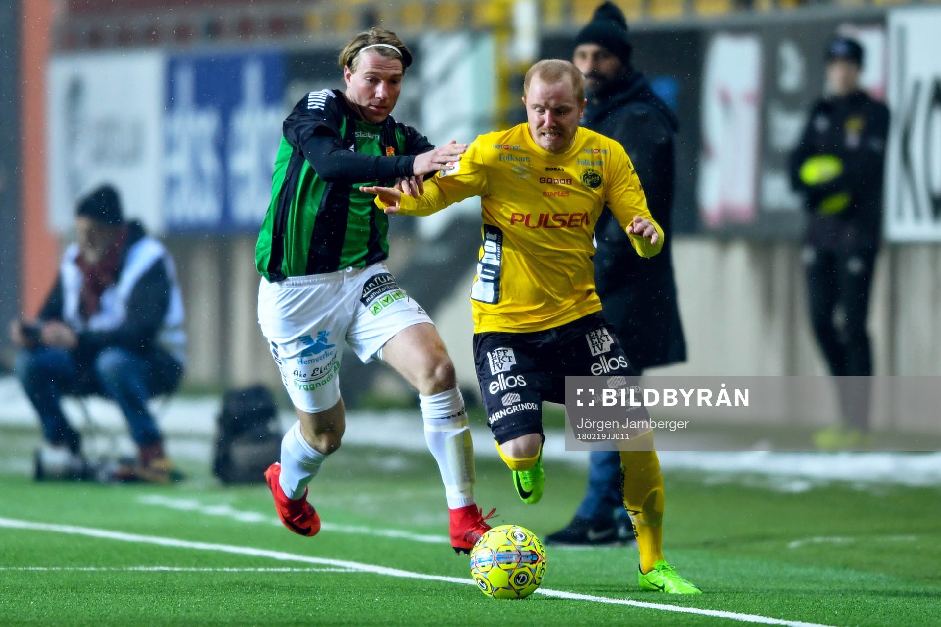 Elfsborgs Simon Lundevall och GAIS August Wängberg