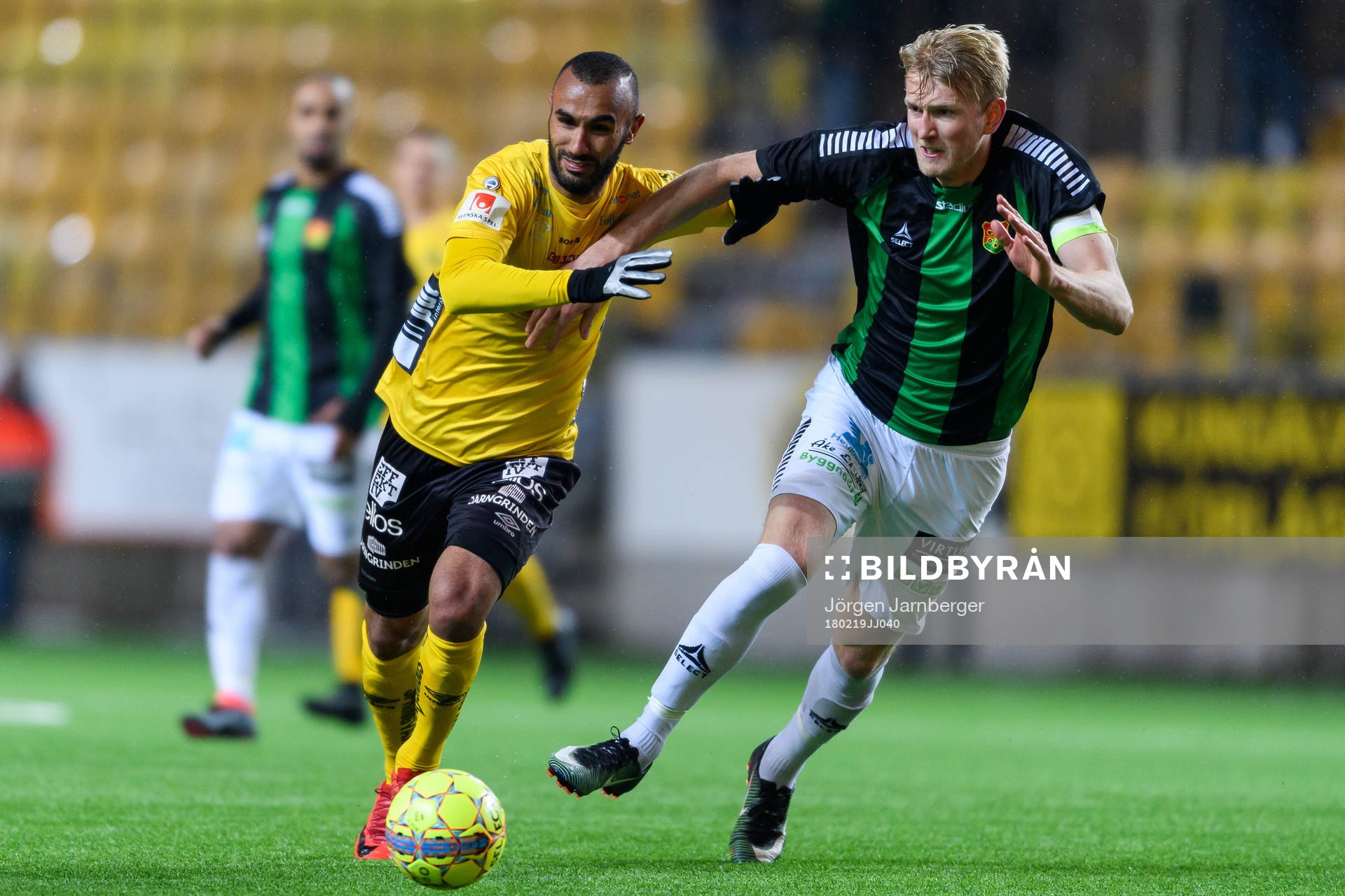 Elfsborgs Issam Jebali och GAIS Calle Nyström
