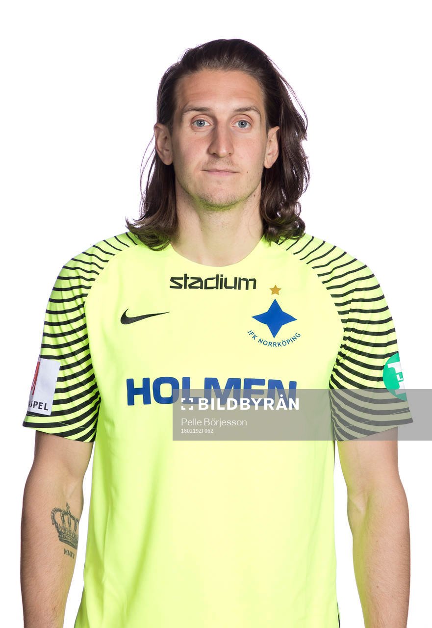 Norrköpings målvakt David Mitov Nilsson