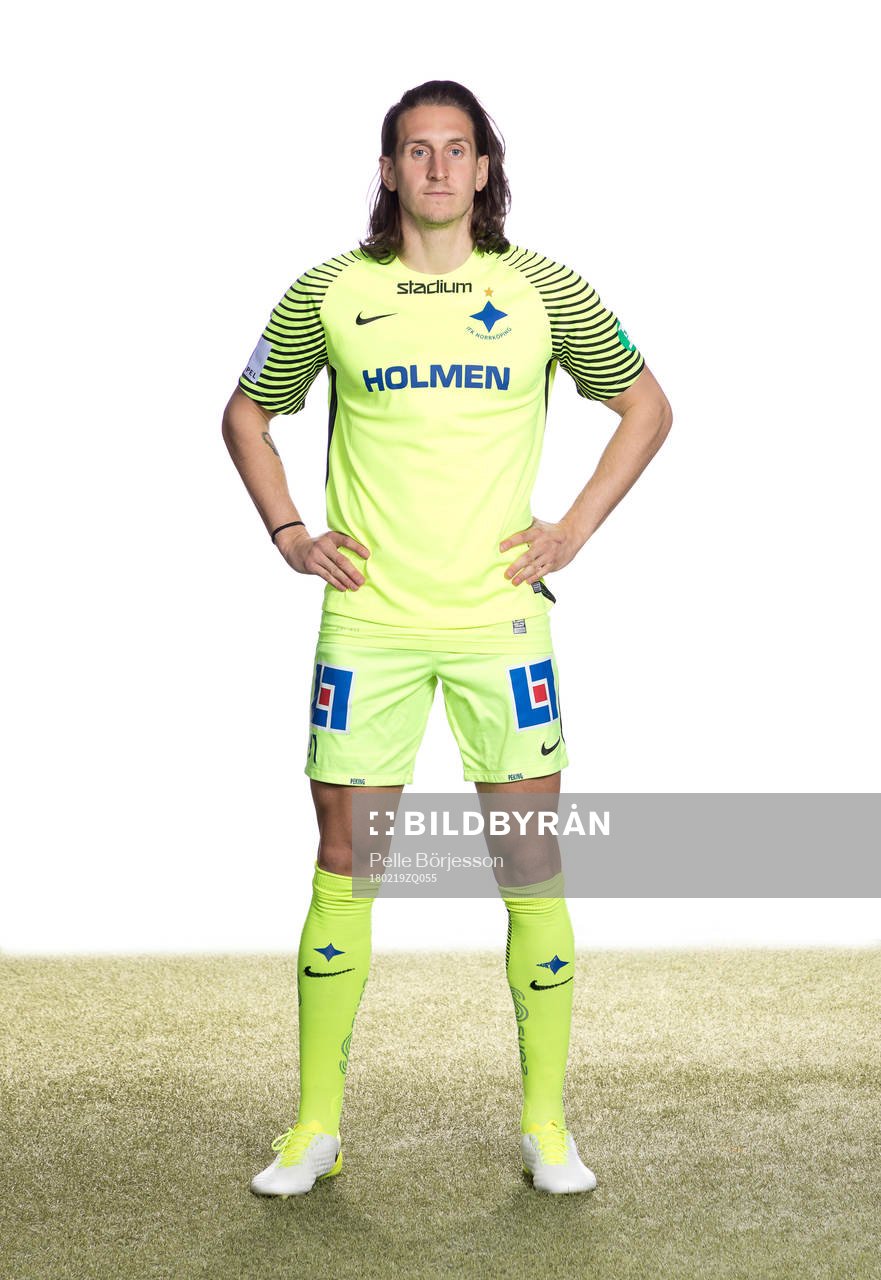 Norrköpings målvakt David Mitov Nilsson