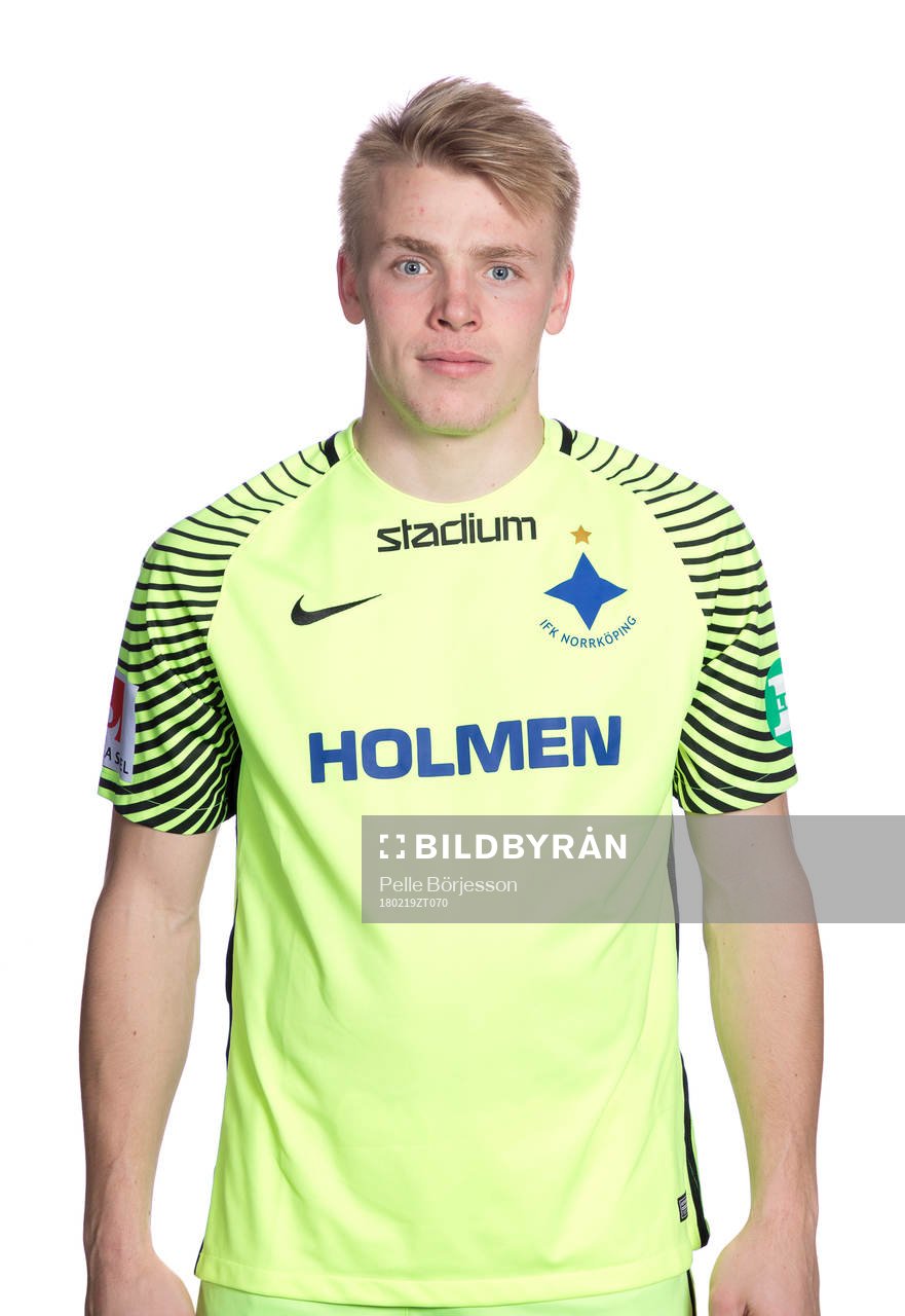 Norrköpings målvakt Isak Pettersson