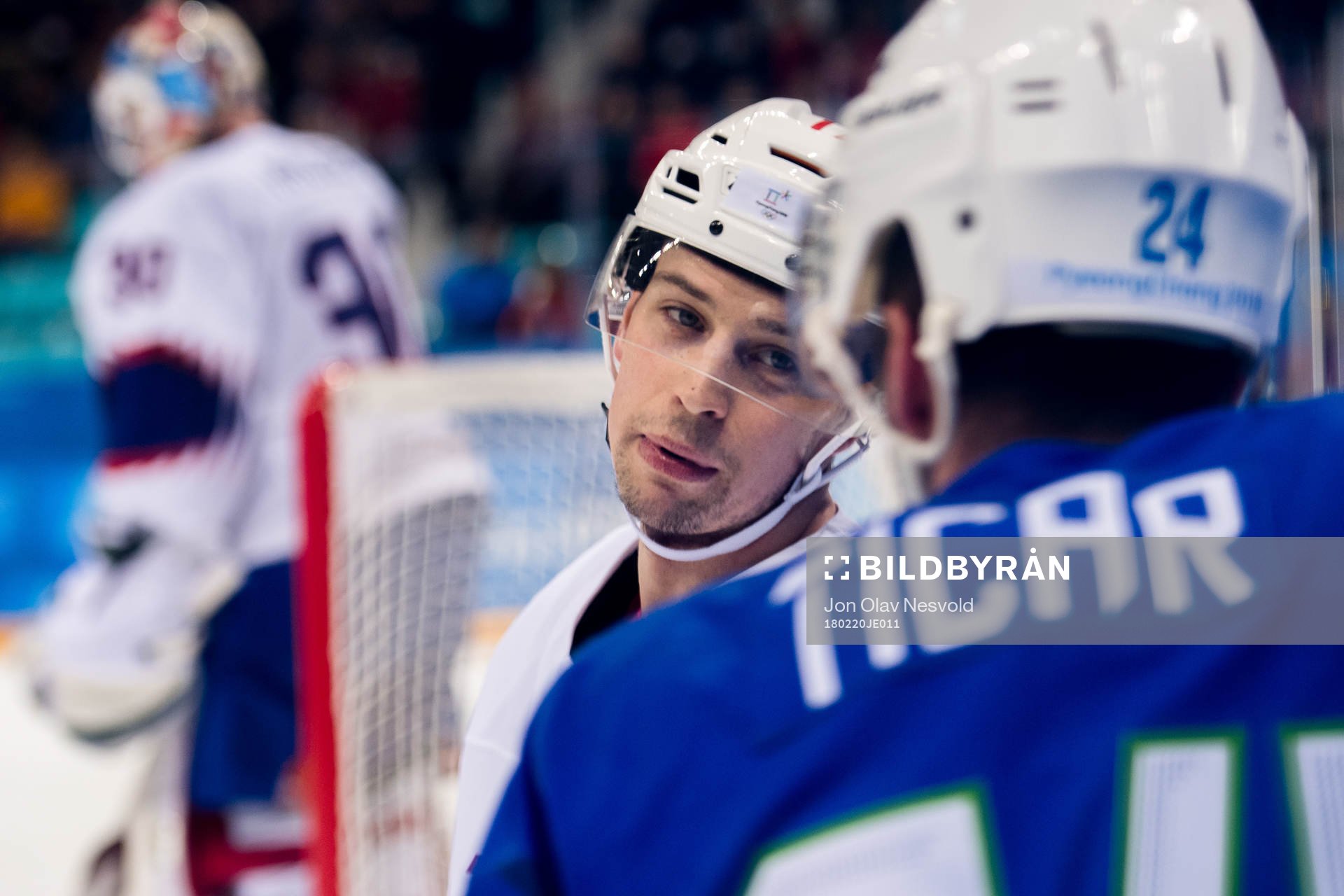 Stefan Espeland of Norway looks dejected in the Men's Ice